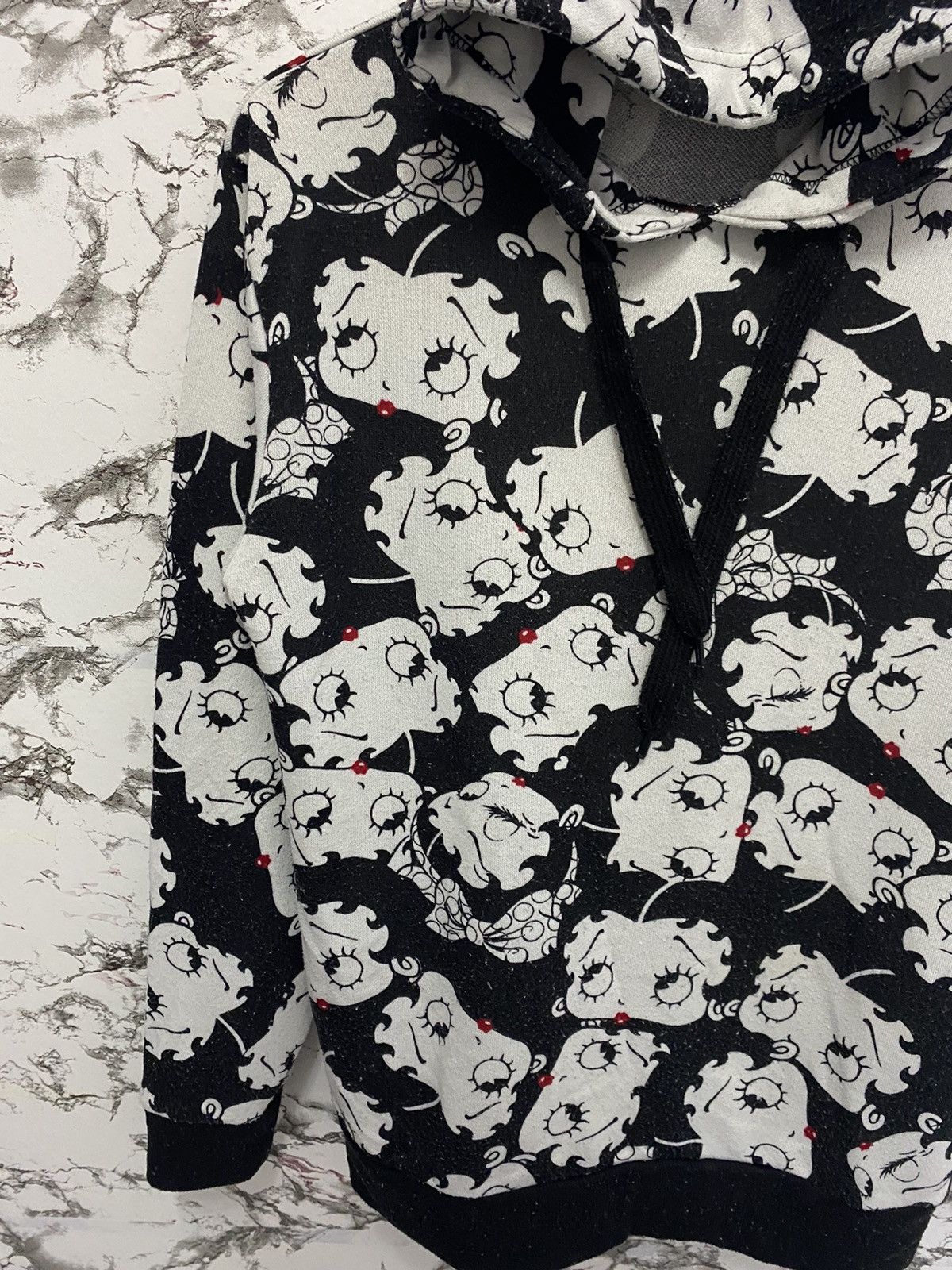 All Sport × Vintage Betty Boop X Denifits Full Print Hoodie Sweatshirt Size US M / EU 48-50 / 2 - 3 Thumbnail