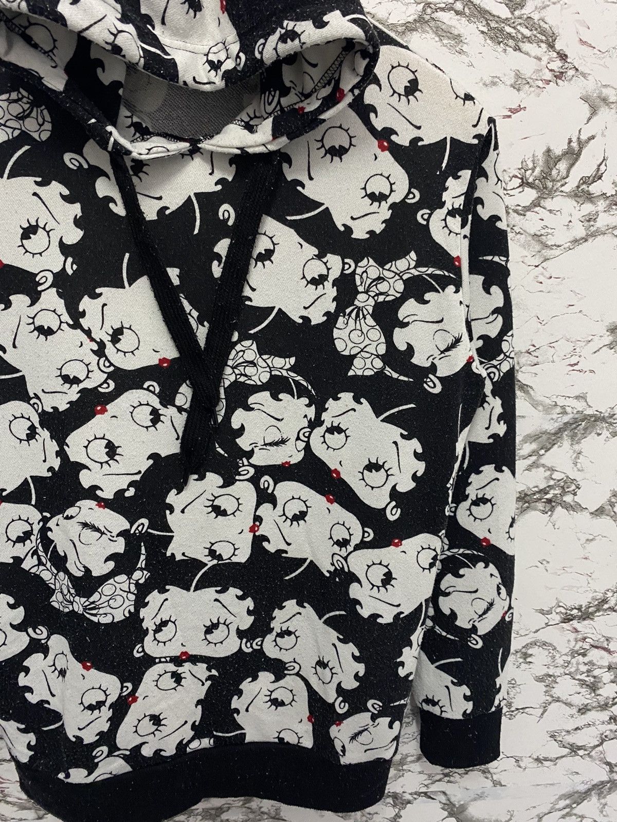 All Sport × Vintage Betty Boop X Denifits Full Print Hoodie Sweatshirt Size US M / EU 48-50 / 2 - 4 Thumbnail
