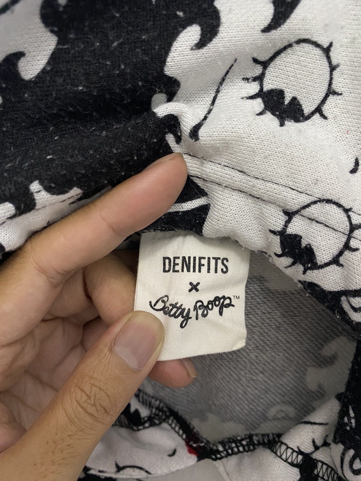 All Sport × Vintage Betty Boop X Denifits Full Print Hoodie Sweatshirt Size US M / EU 48-50 / 2 - 6 Thumbnail