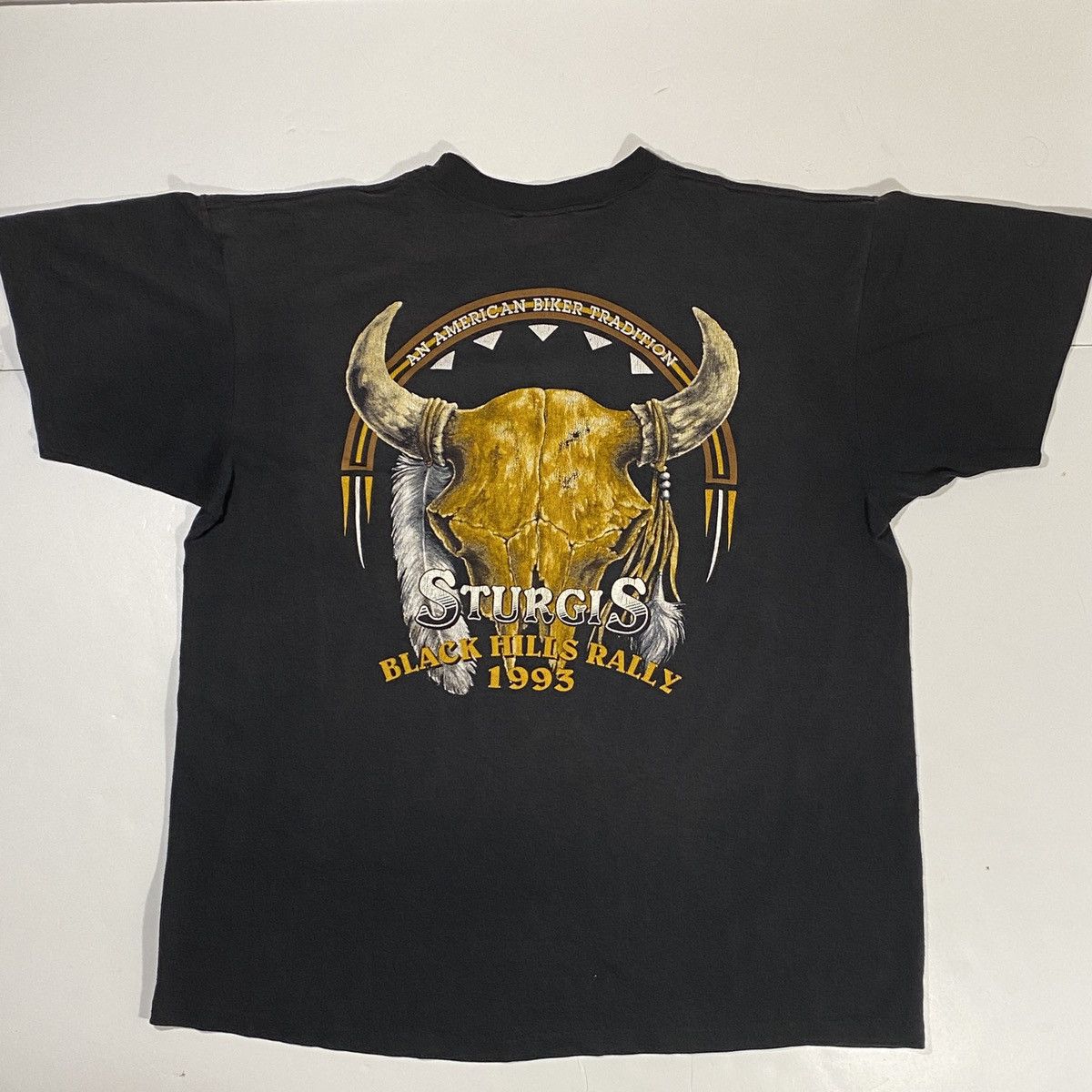 Harley Davidson × Vintage 93’ Sturgis 3D Emblem Tee Size US XL / EU 56 / 4 - 4 Thumbnail