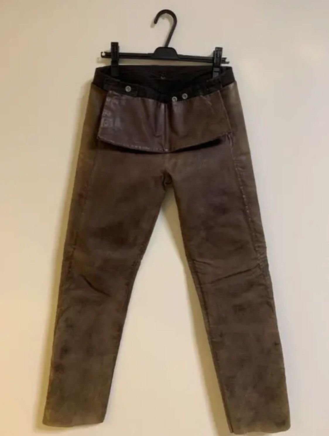 volga volga Volga Volga Threefold Avant Garde Wool Trousers Pants Size US 30 / EU 46 - 1 Thumbnail