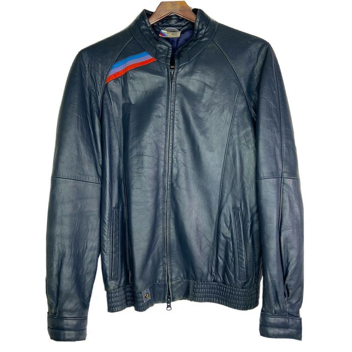 Vintage Vintage BMW M Sport Leather Motorcycle Jacket West Germany ...