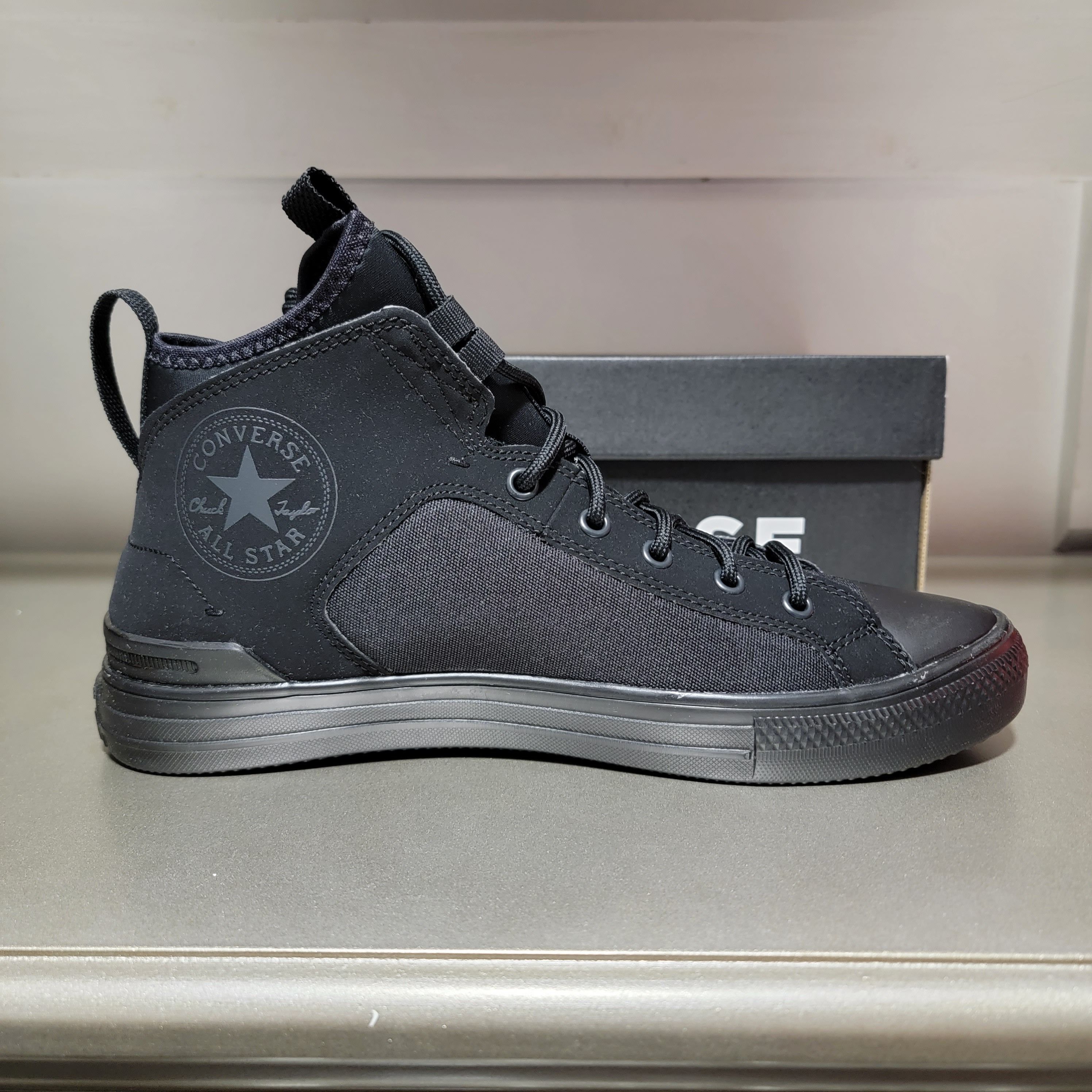 Converse Converse CTAS Ultra Mid Black Sneaker 162378C NWT Grailed