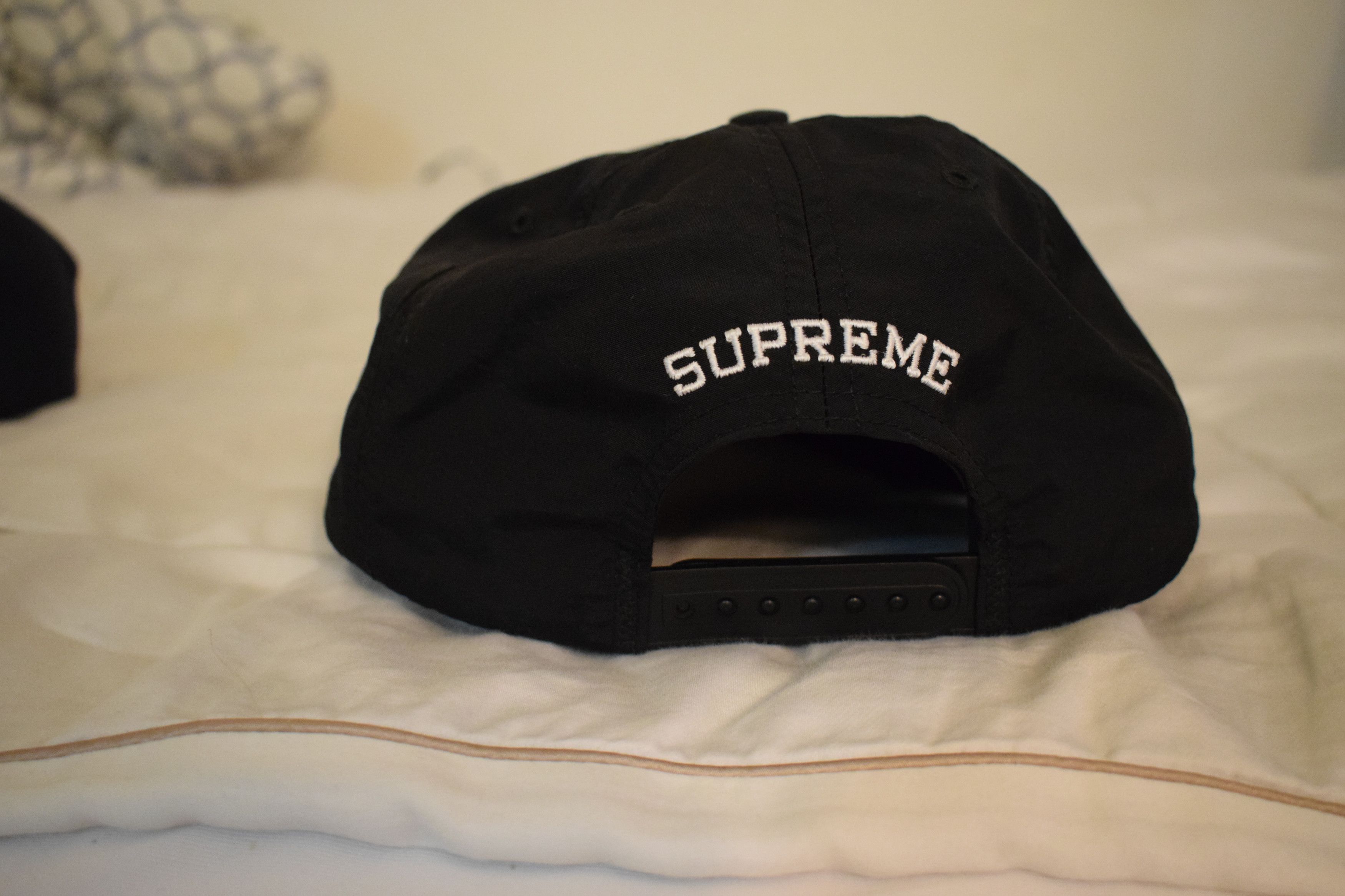 17SS supreme シュプリーム Skew Nylon 5-Panel Supreme Skew Nylon 5-Panel Cap Black Free 17ss 2017年 黒