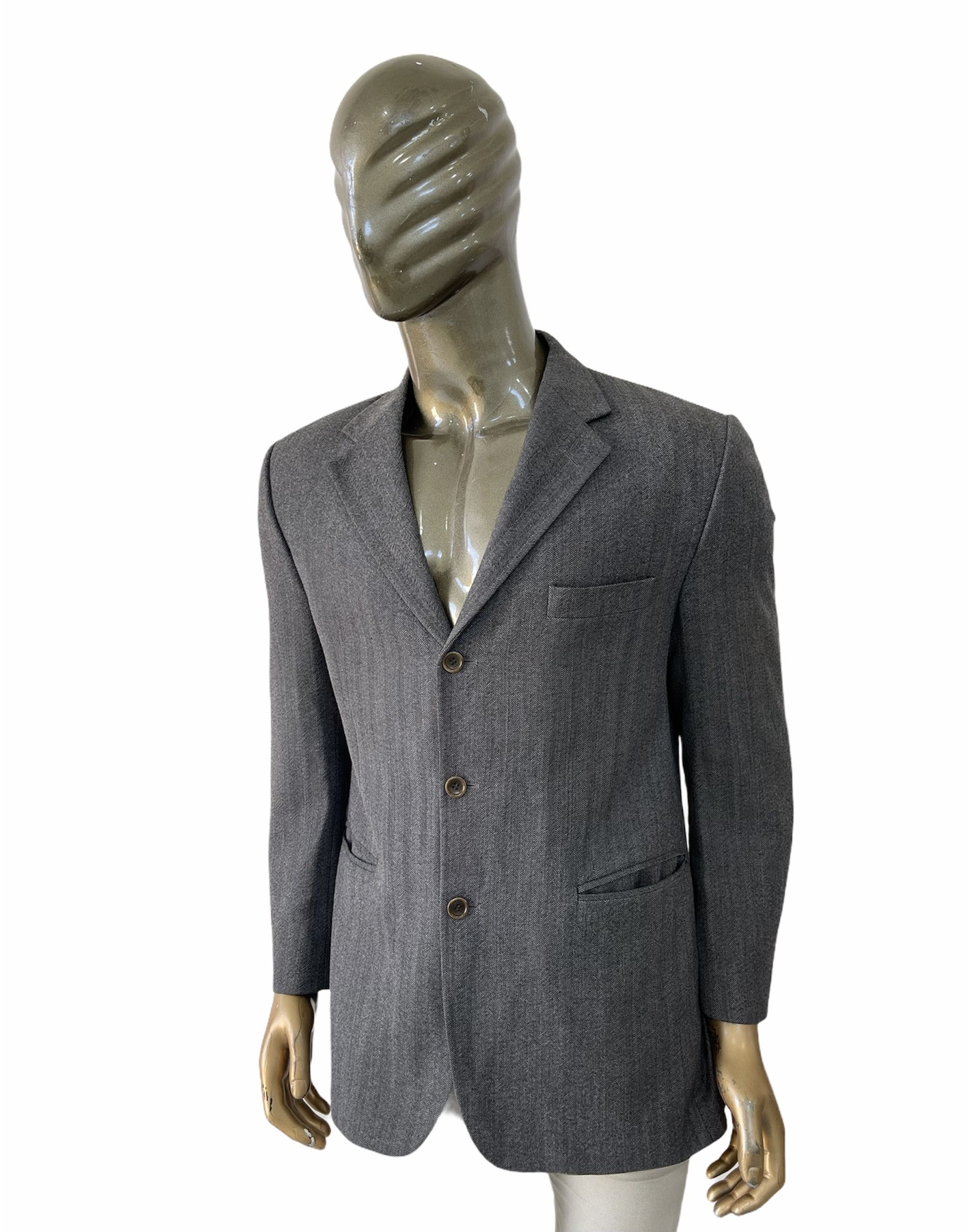 Yves Saint Laurent Ysl yves saint Laurent blazer jacket size L / xl Size US L / EU 52-54 / 3 - 3 Thumbnail