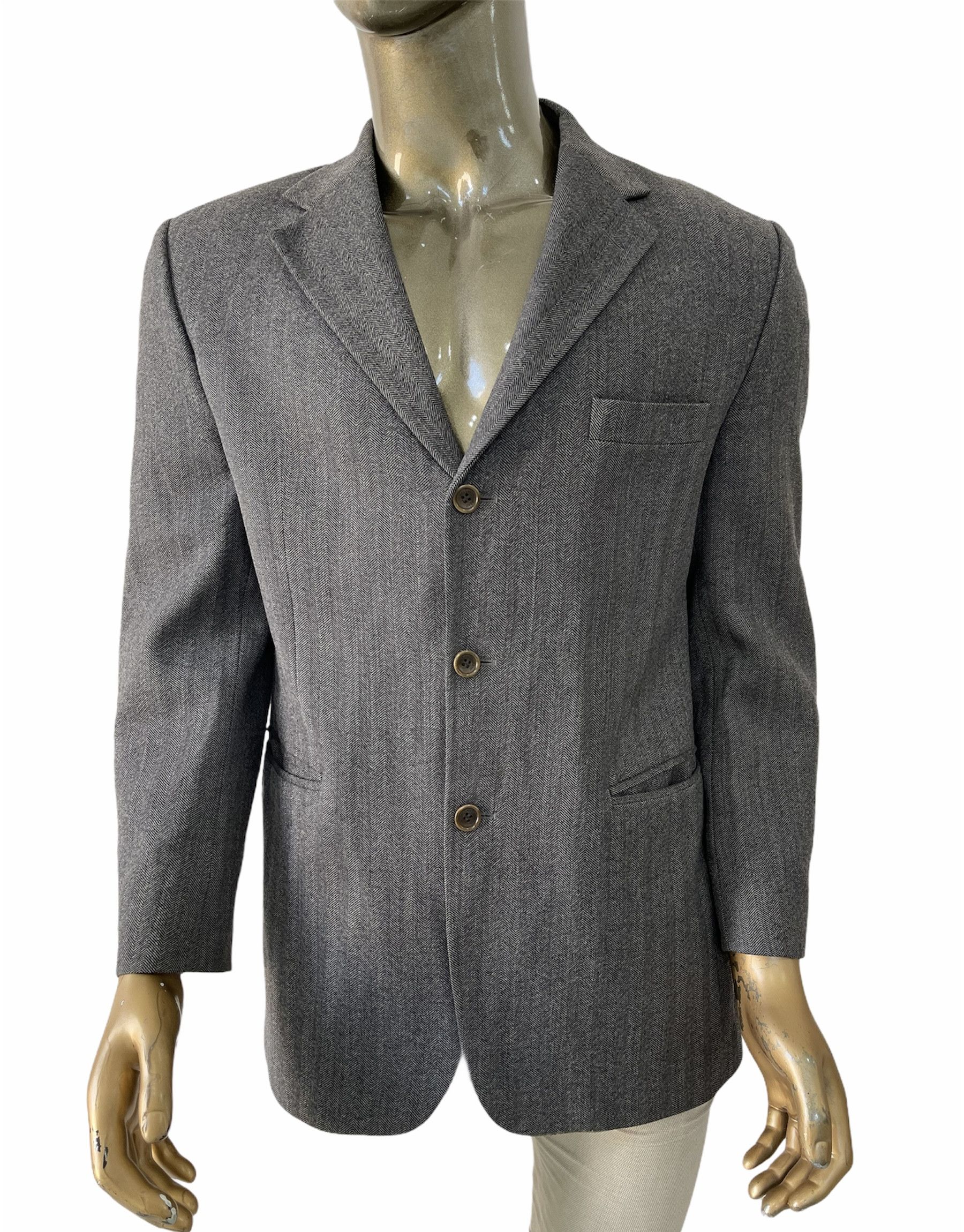Yves Saint Laurent Ysl yves saint Laurent blazer jacket size L / xl Size US L / EU 52-54 / 3 - 1 Thumbnail