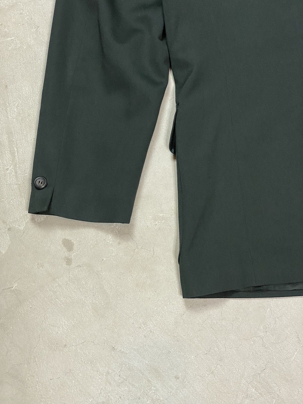 Yohji Yamamoto 80’s YYPH Insanely Rare Green Wool Gab Military Blazer Size US M / EU 48-50 / 2 - 7 Thumbnail
