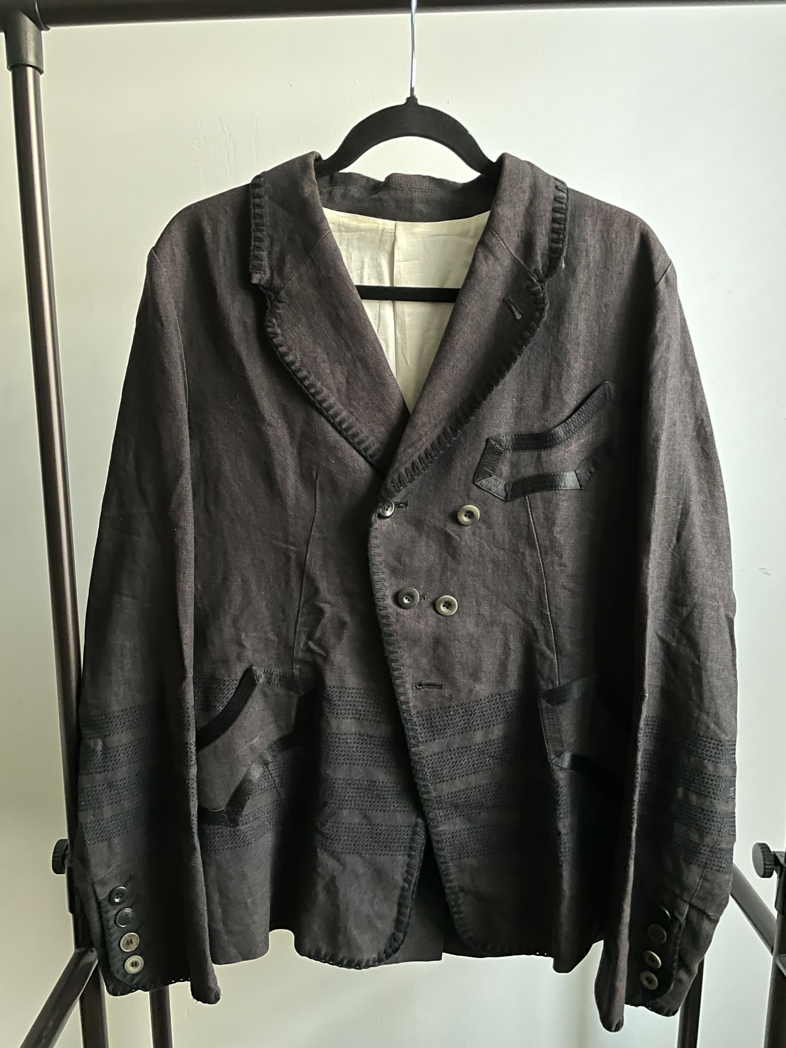 ジャケット・アウター Number (n)ine 08ss Wool Tailored Jacket NEXT51｜D.F.L｜NUMBER (N)INE NUMBER NINE 08SS 1B worsted blazer