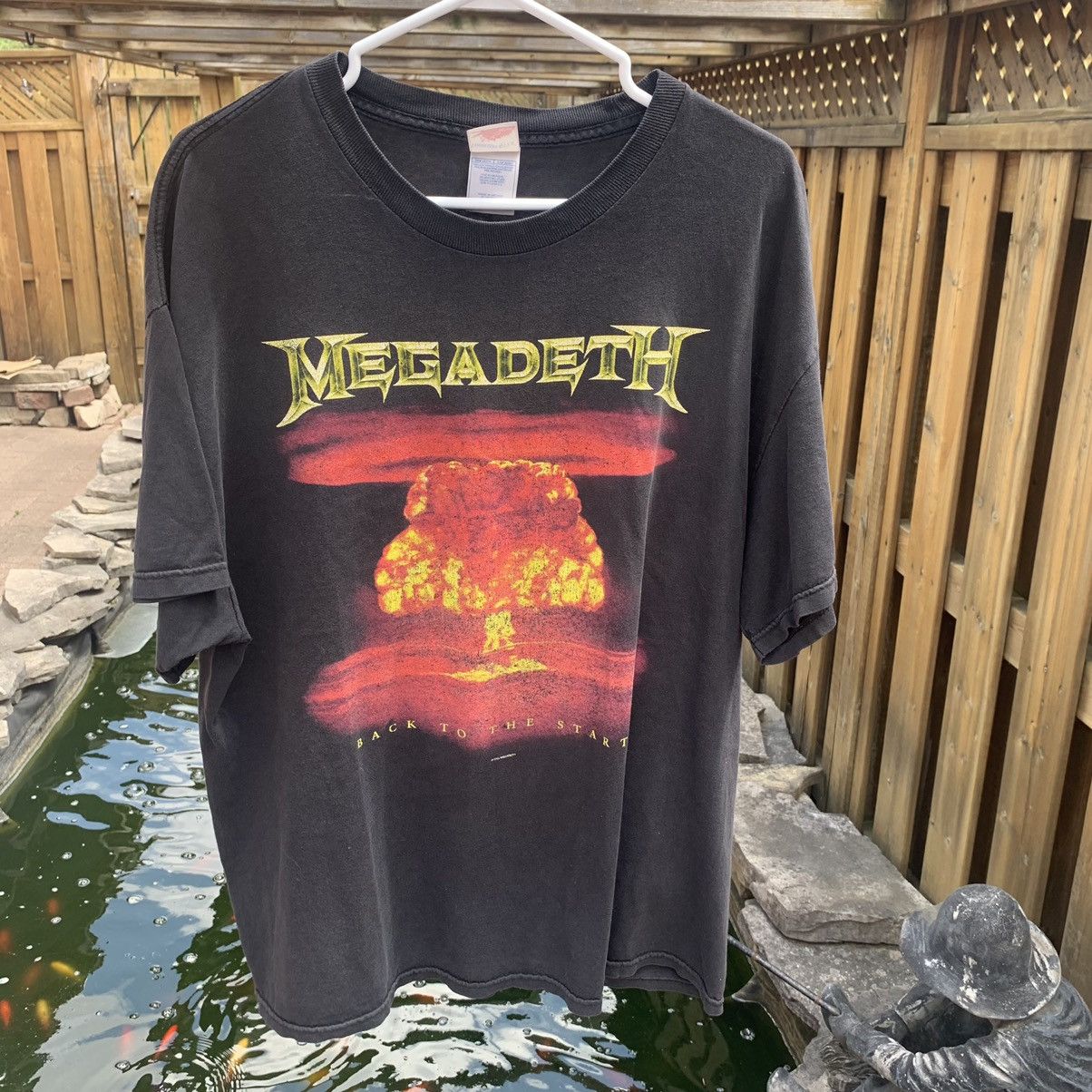 Y2K 2005 Megadeath Back To The hot Start Short Sleeve T-shirt