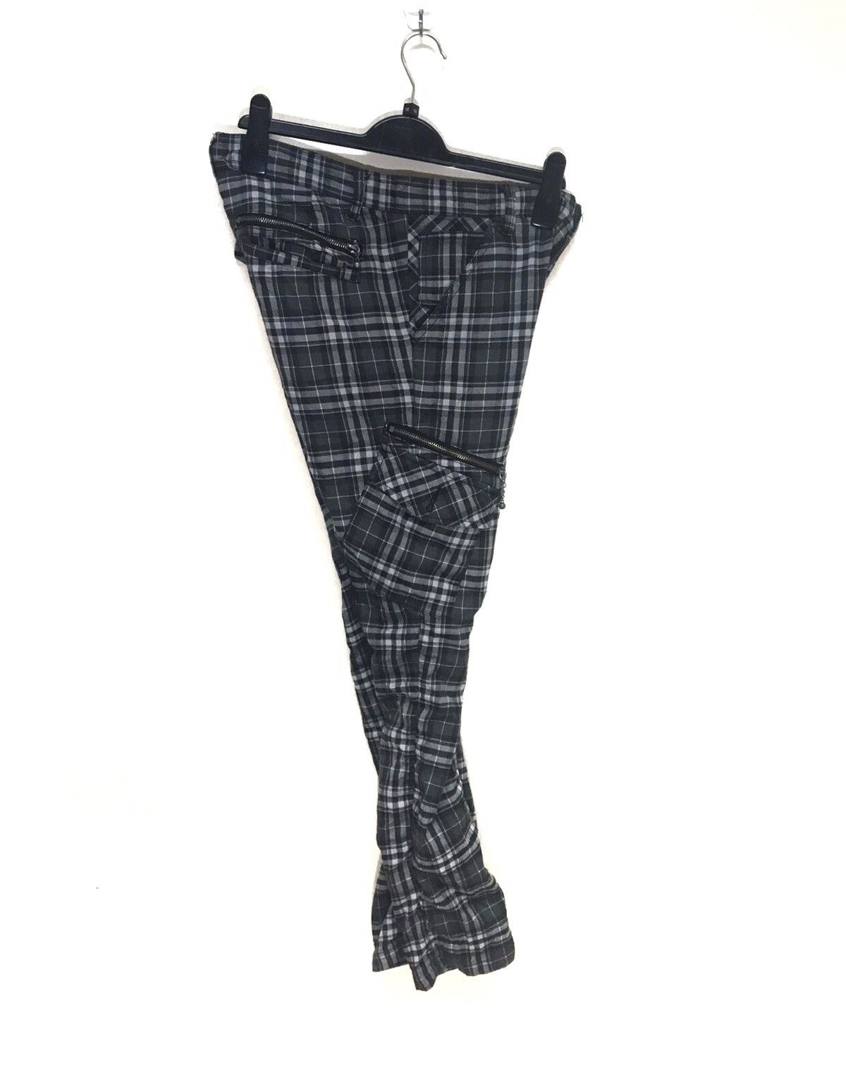 Japanese Brand × Junya Watanabe JAPAN BRAND DOUBLE WAIST CASUAL PUNK STYLE PANTS PLAID Size US 34 / EU 50 - 6 Thumbnail