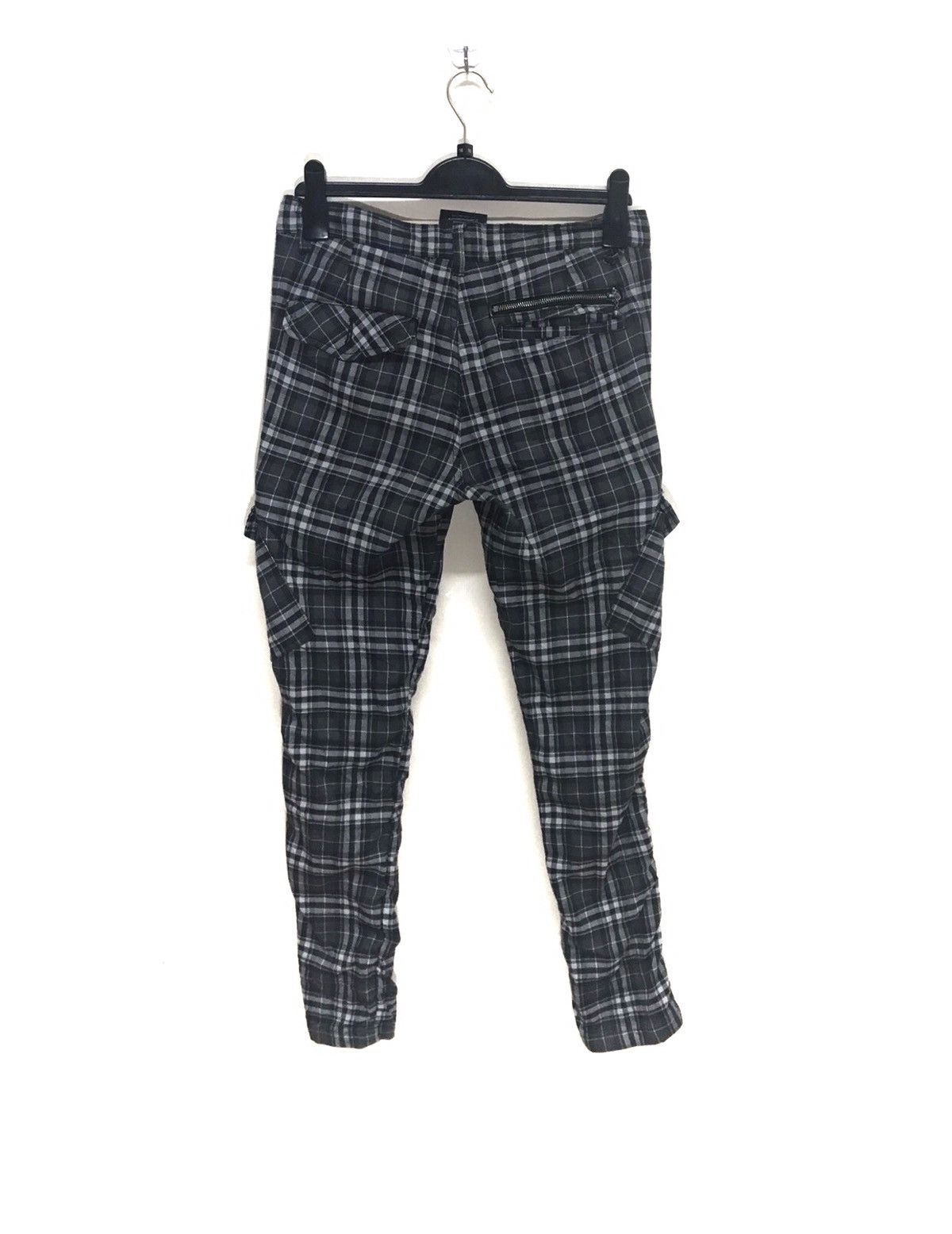 Japanese Brand × Junya Watanabe JAPAN BRAND DOUBLE WAIST CASUAL PUNK STYLE PANTS PLAID Size US 34 / EU 50 - 2 Thumbnail