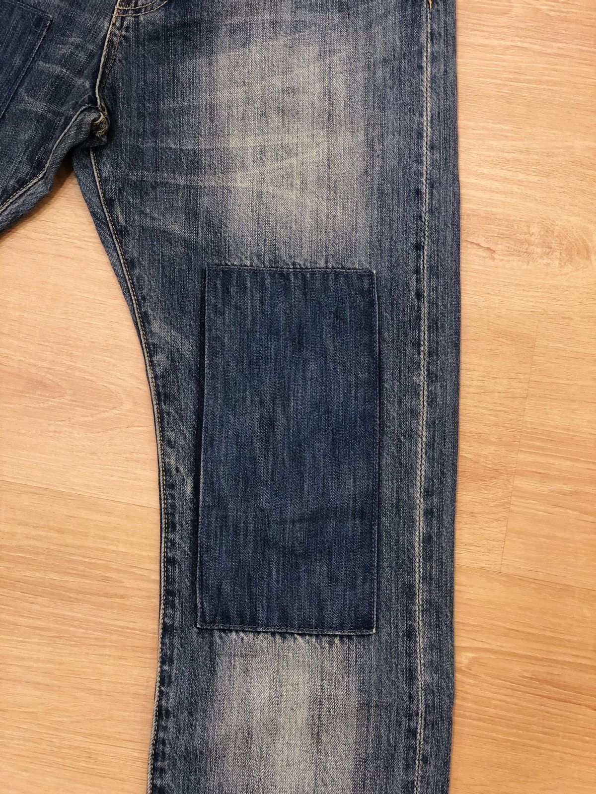 Who Decides War Japanese global work patchwork denim distressed jeans Size US 30 / EU 46 - 4 Thumbnail