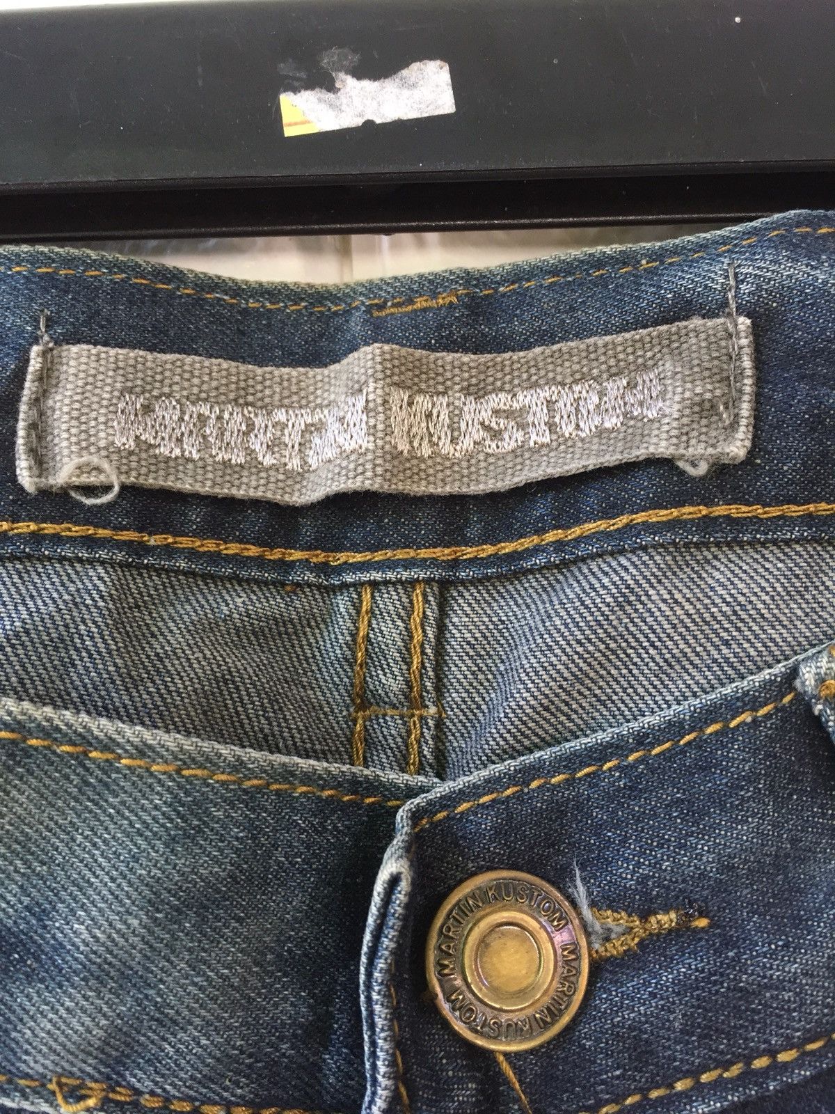 Designer × Japanese Brand Martin Kustom By Sk Homme Jeans Size US 29 - 16 Thumbnail