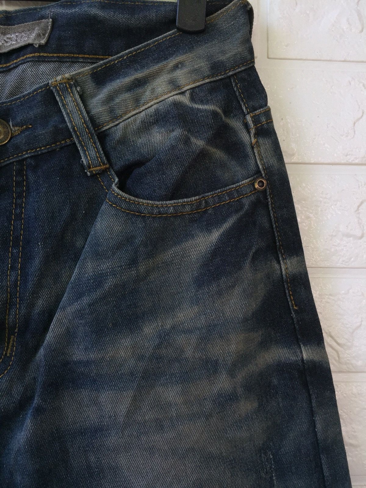 Designer × Japanese Brand Martin Kustom By Sk Homme Jeans Size US 29 - 7 Thumbnail