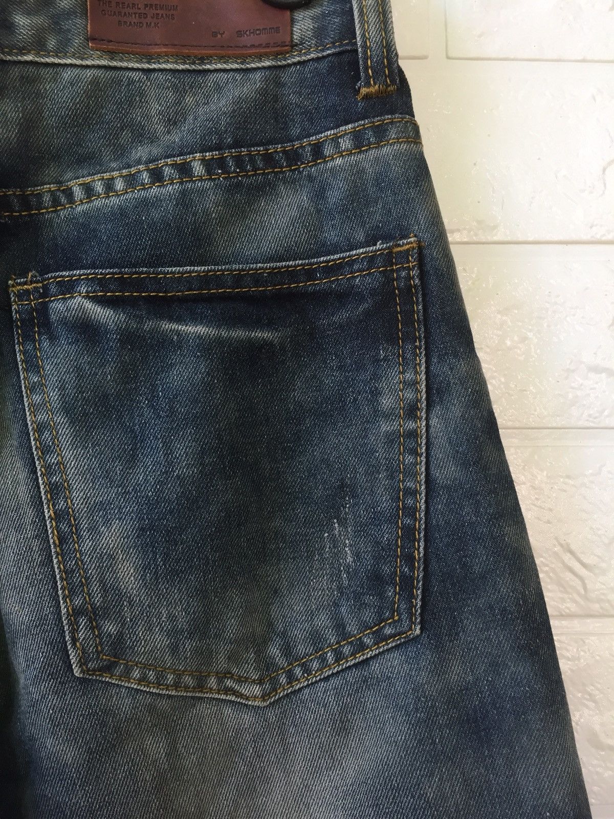 Designer × Japanese Brand Martin Kustom By Sk Homme Jeans Size US 29 - 13 Thumbnail