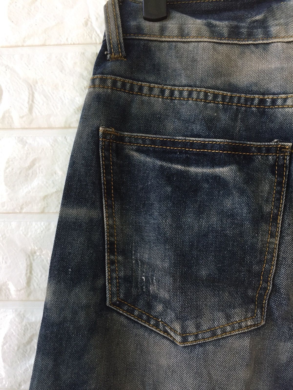 Designer × Japanese Brand Martin Kustom By Sk Homme Jeans Size US 29 - 14 Thumbnail