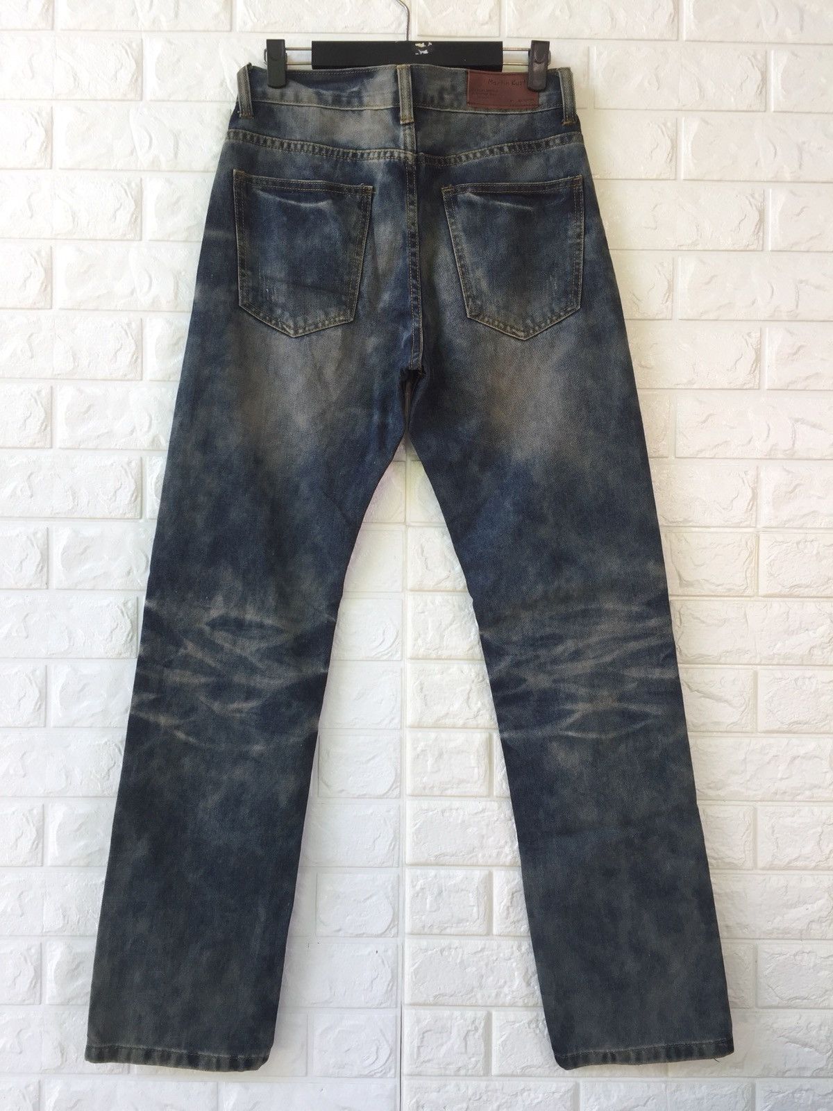Designer × Japanese Brand Martin Kustom By Sk Homme Jeans Size US 29 - 9 Thumbnail