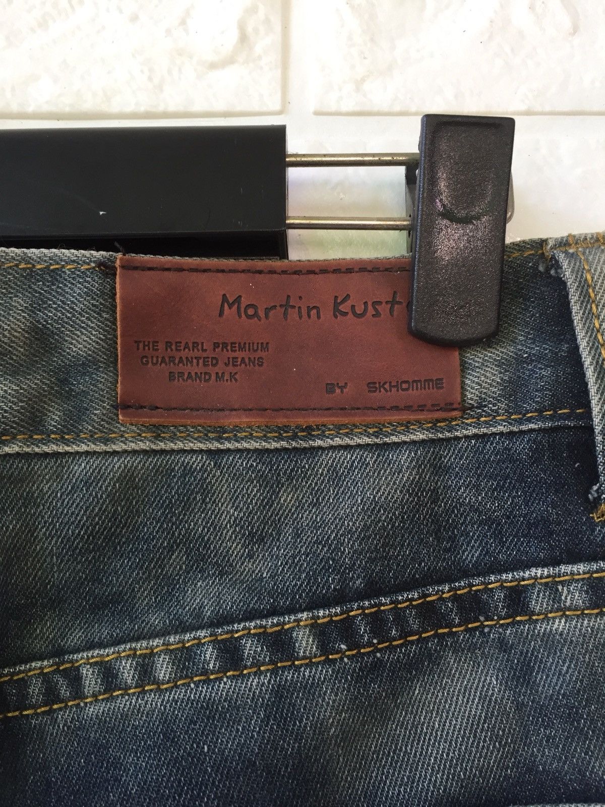 Designer × Japanese Brand Martin Kustom By Sk Homme Jeans Size US 29 - 15 Thumbnail