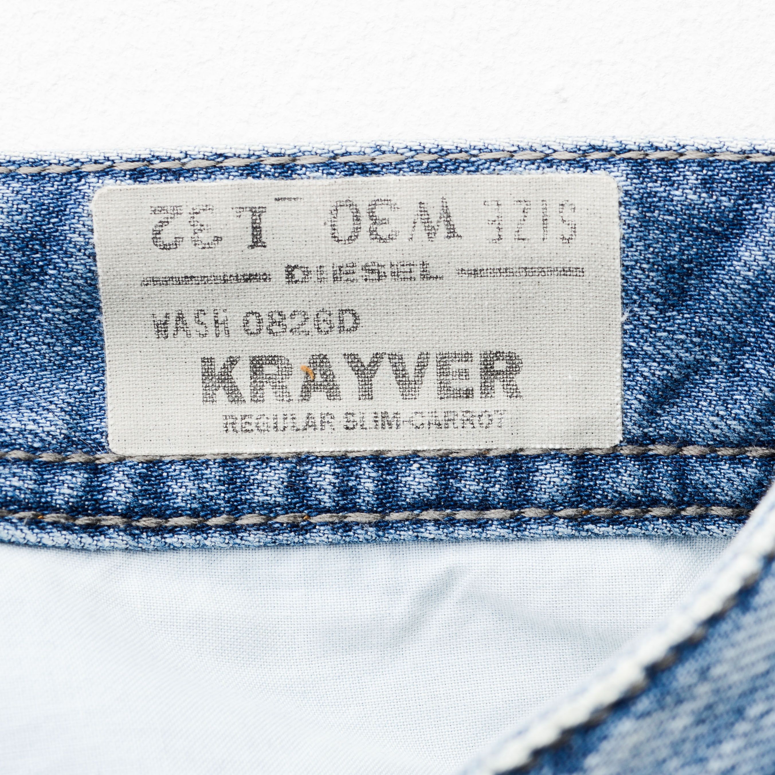 Diesel DIESEL Krayver W30 L32 Slim Carrot Jeans Pants Trousers Size US 30 / EU 46 - 4 Thumbnail