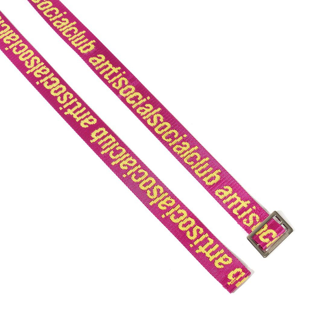 Anti Social Social Club DS ASSC See Right Thru Me Pink Belt Supreme Bape Kith CPFM Size ONE SIZE - 3 Thumbnail