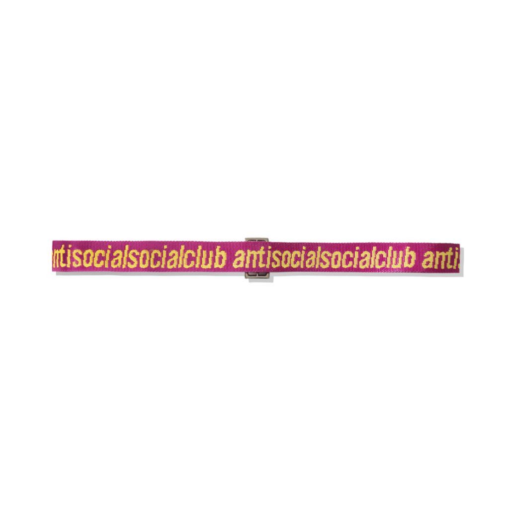 Anti Social Social Club DS ASSC See Right Thru Me Pink Belt Supreme Bape Kith CPFM Size ONE SIZE - 6 Thumbnail