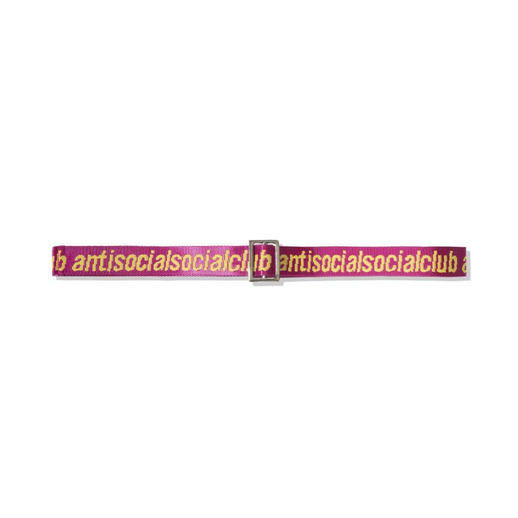 Anti Social Social Club DS ASSC See Right Thru Me Pink Belt Supreme Bape Kith CPFM Size ONE SIZE - 2 Thumbnail