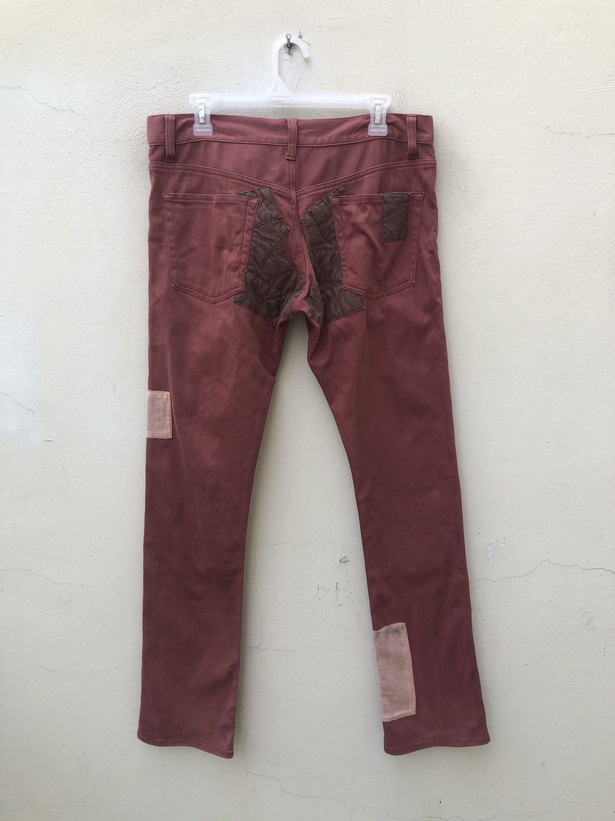 Aldies Aldies Japan Rips Distressed Patchwork Pant Size US 31 - 10 Thumbnail