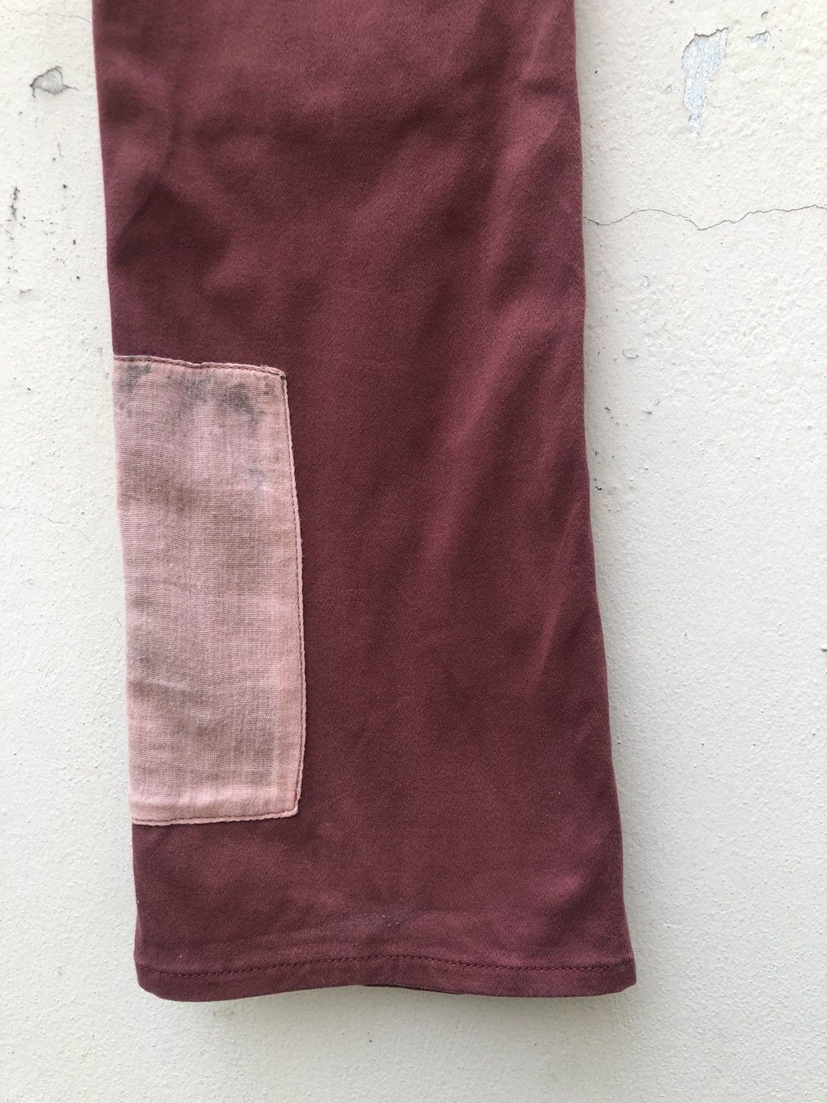 Aldies Aldies Japan Rips Distressed Patchwork Pant Size US 31 - 17 Thumbnail