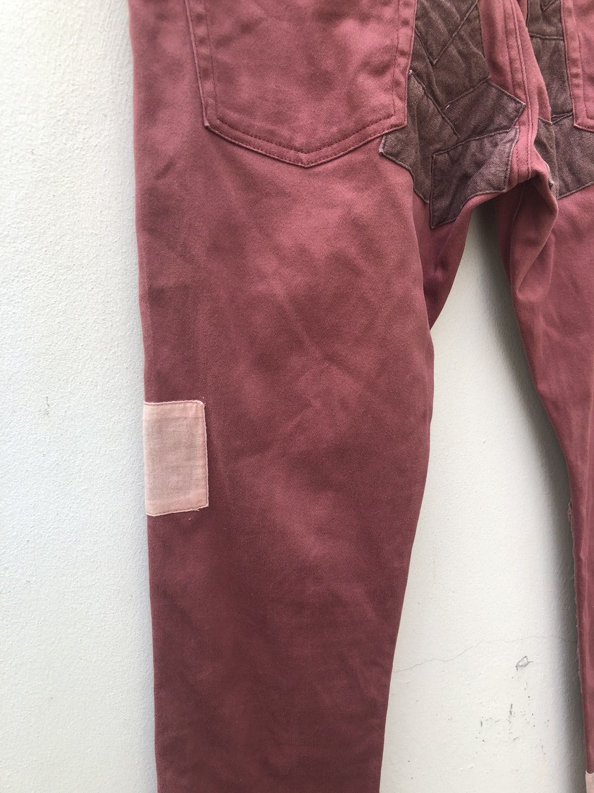 Aldies Aldies Japan Rips Distressed Patchwork Pant Size US 31 - 13 Thumbnail