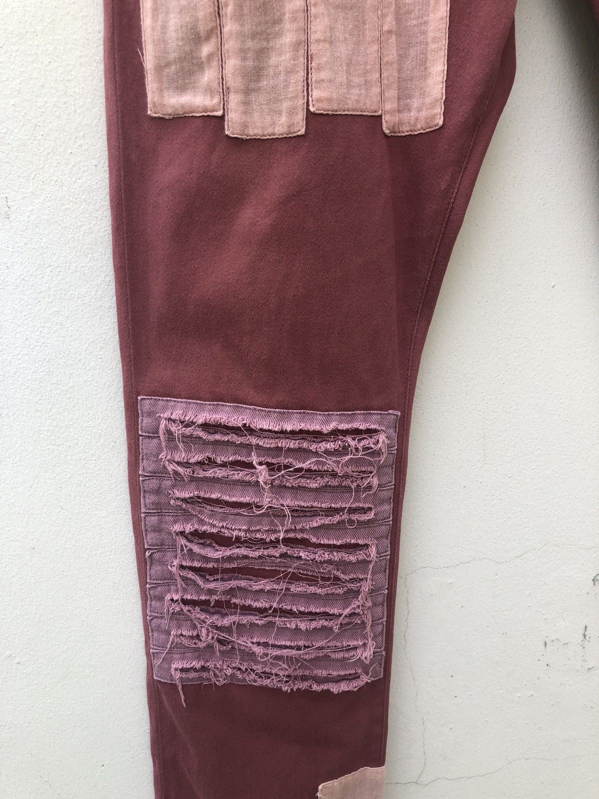 Aldies Aldies Japan Rips Distressed Patchwork Pant Size US 31 - 5 Thumbnail