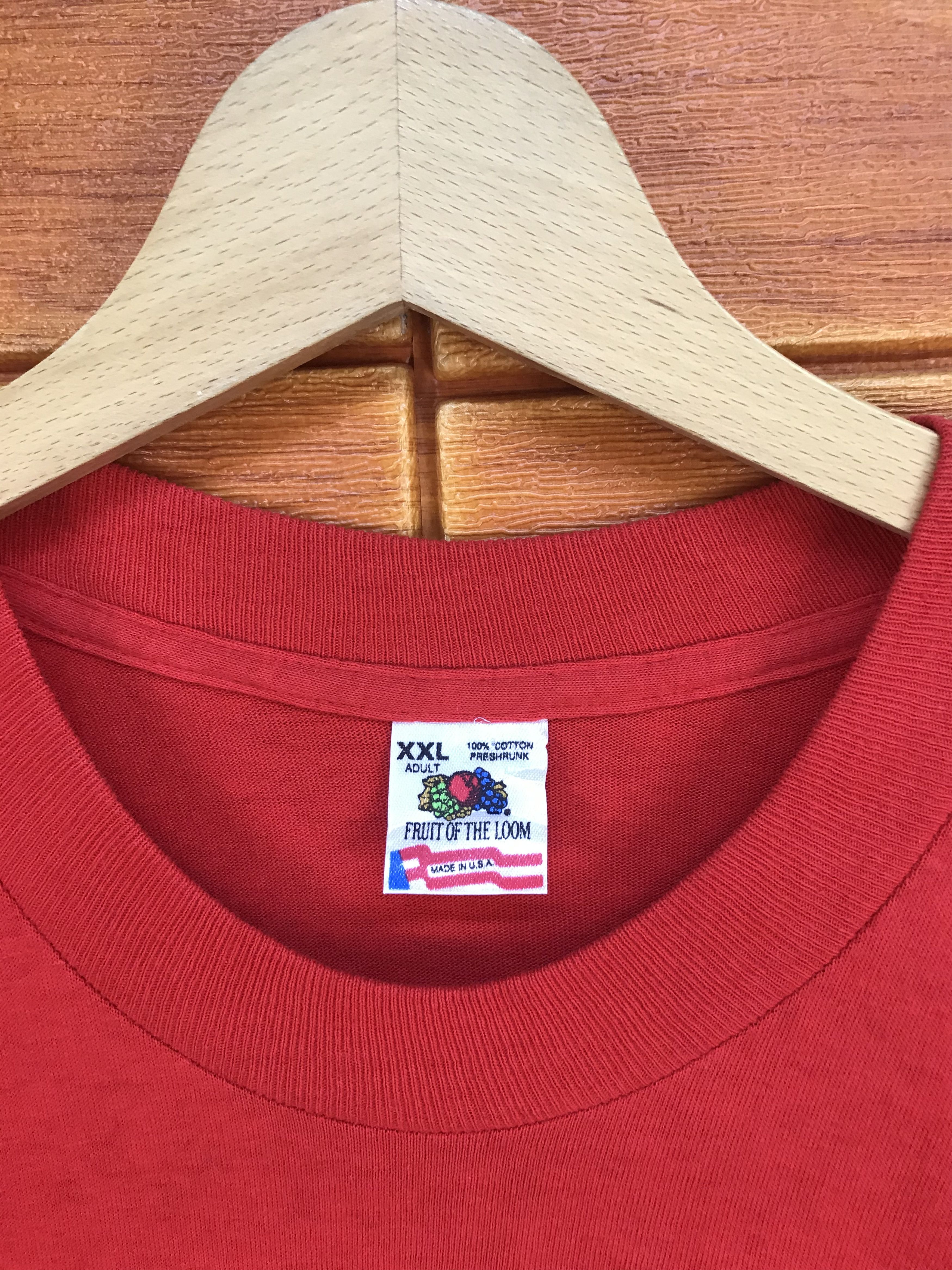 Red Wing Vintage 90s DETROIT RED WING Big Logo Nhl Shirt Size US XXL / EU 58 / 5 - 4 Thumbnail