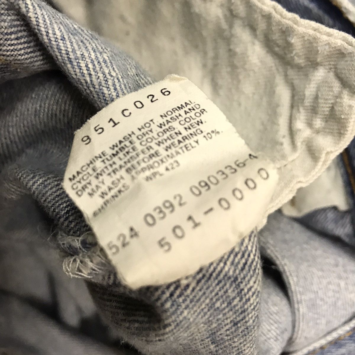 Levi's Vintage 80s Levis 501xx Distress Dirty Nice Faded USA Size US 38 / EU 54 - 21 Thumbnail