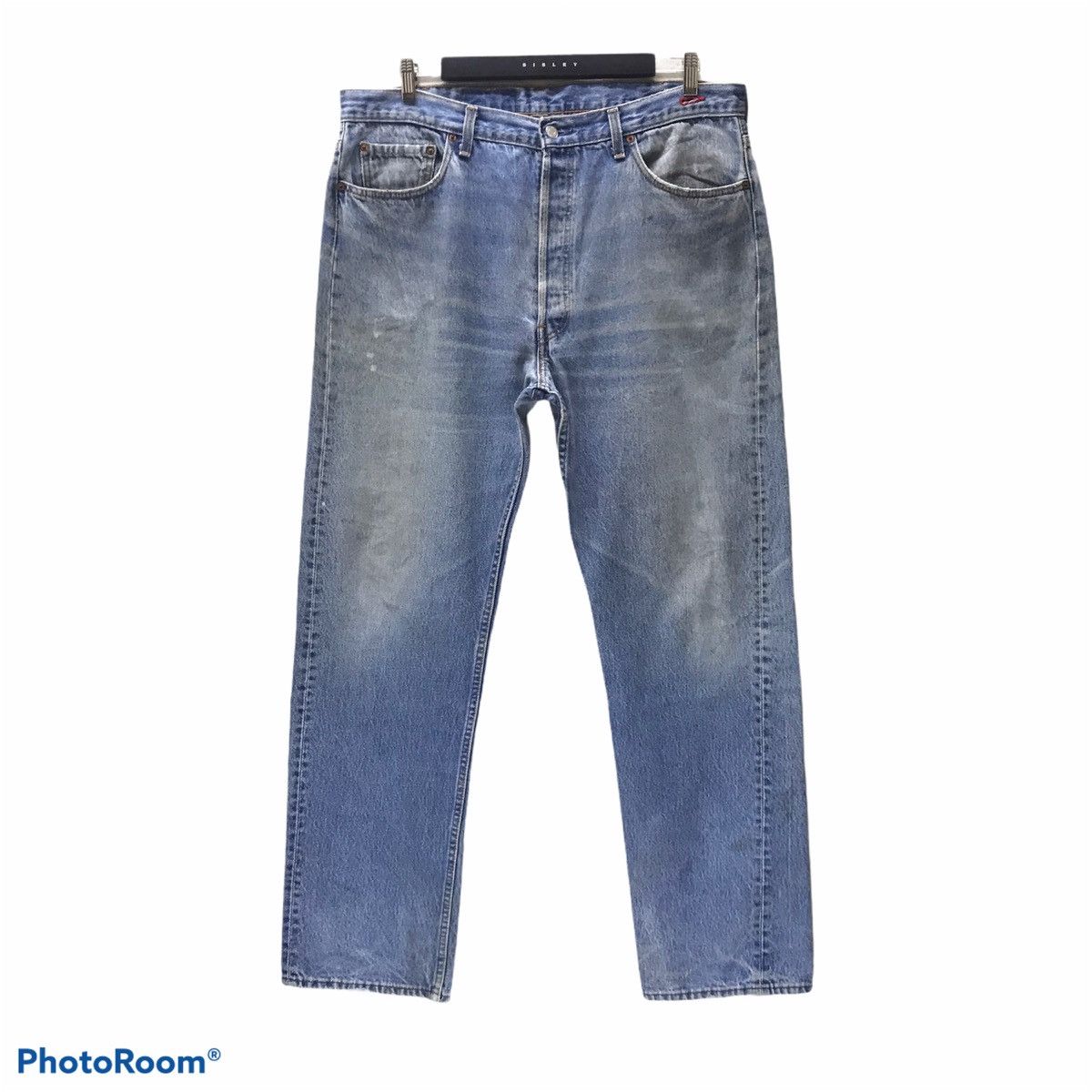 Levi's Vintage 80s Levis 501xx Distress Dirty Nice Faded USA Size US 38 / EU 54 - 1 Thumbnail