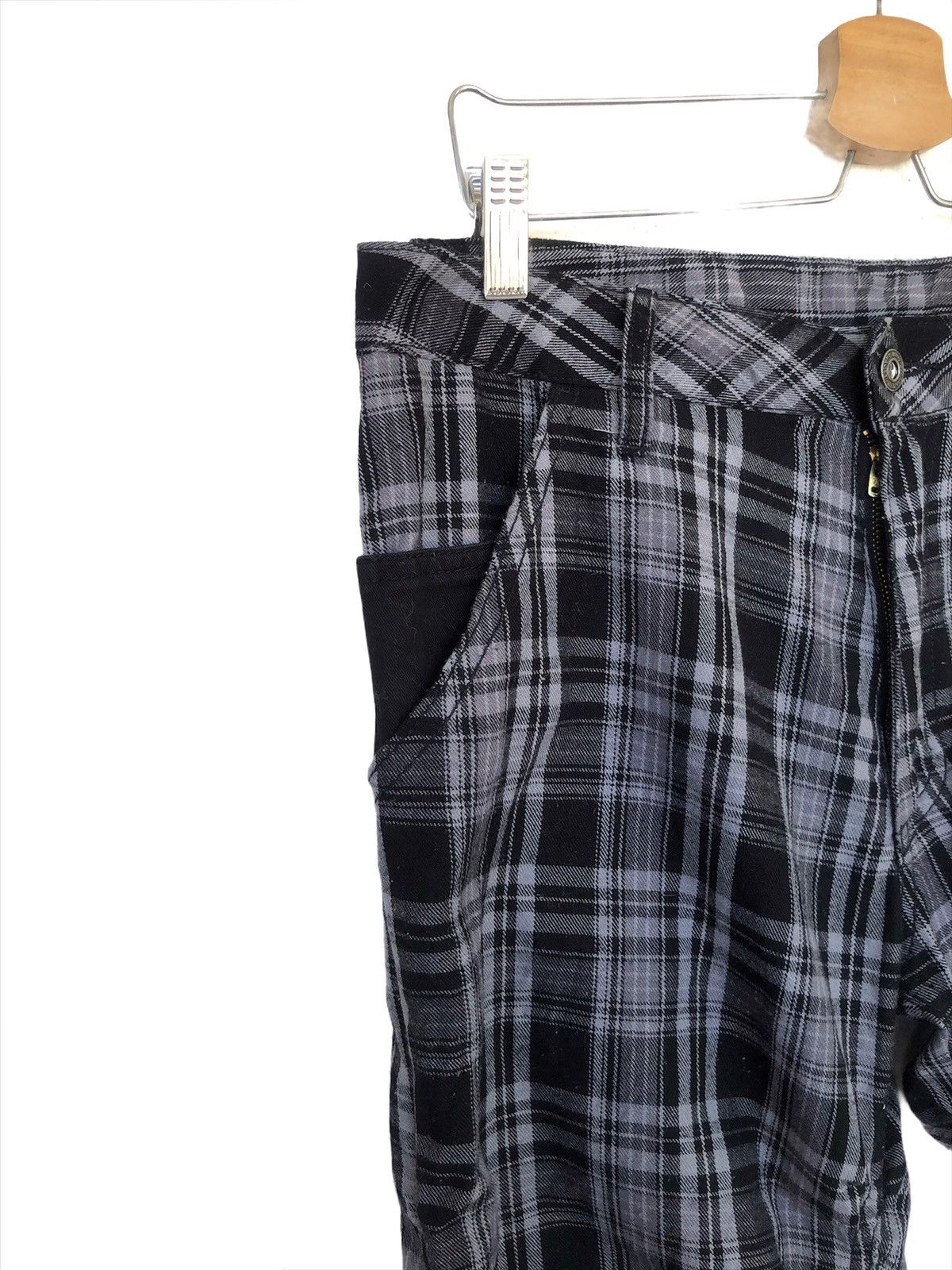 BERNINGS SHO DOPE🔥🇯🇵 Style Multi Zipper Bondage Pleats Leg Pants Size US 32 / EU 48 - 4 Thumbnail