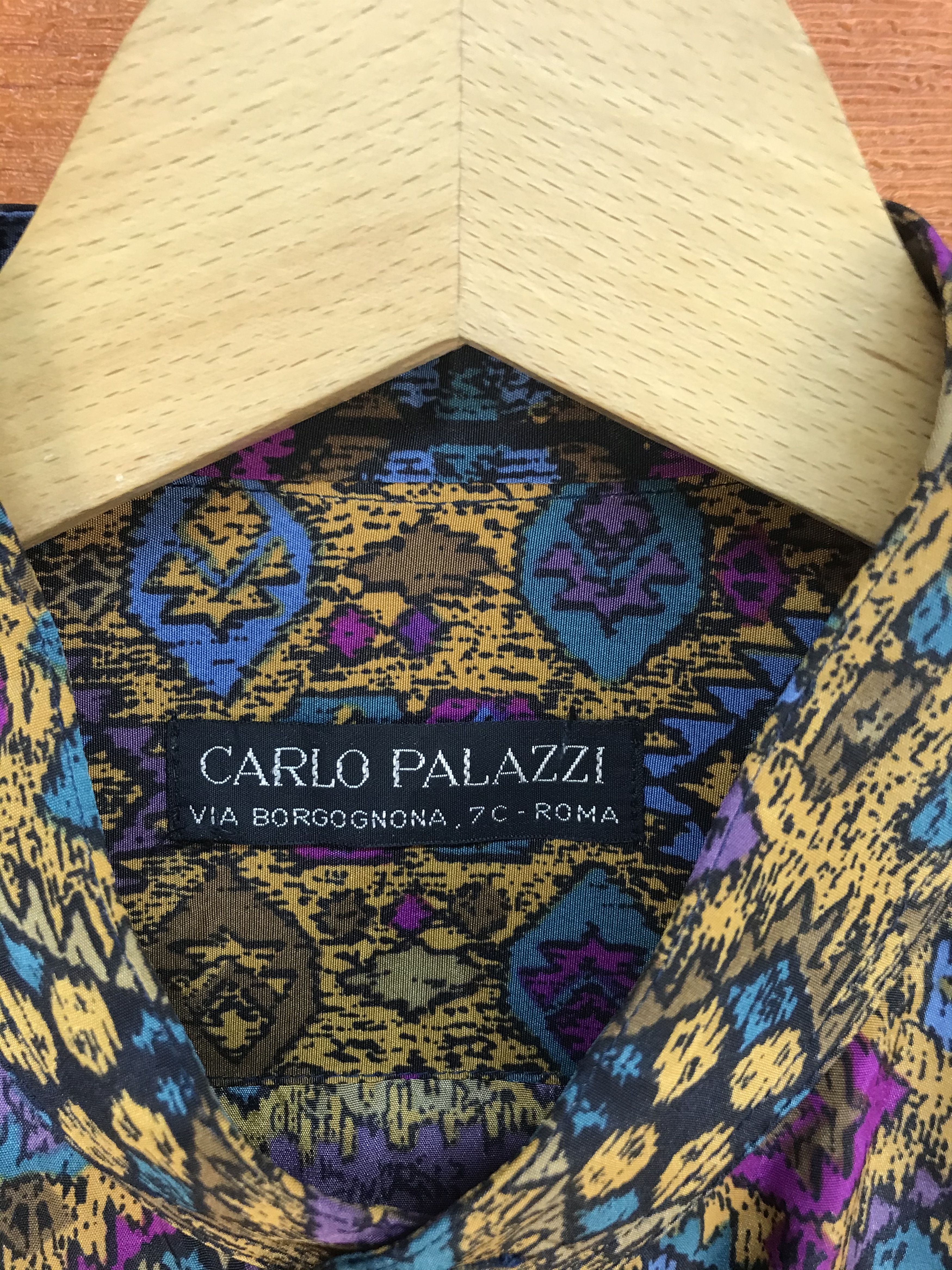 Carlo Palazzi Vintage CARLO PALAZZI Digital Print Native Tribe Shirt Size US M / EU 48-50 / 2 - 7 Thumbnail