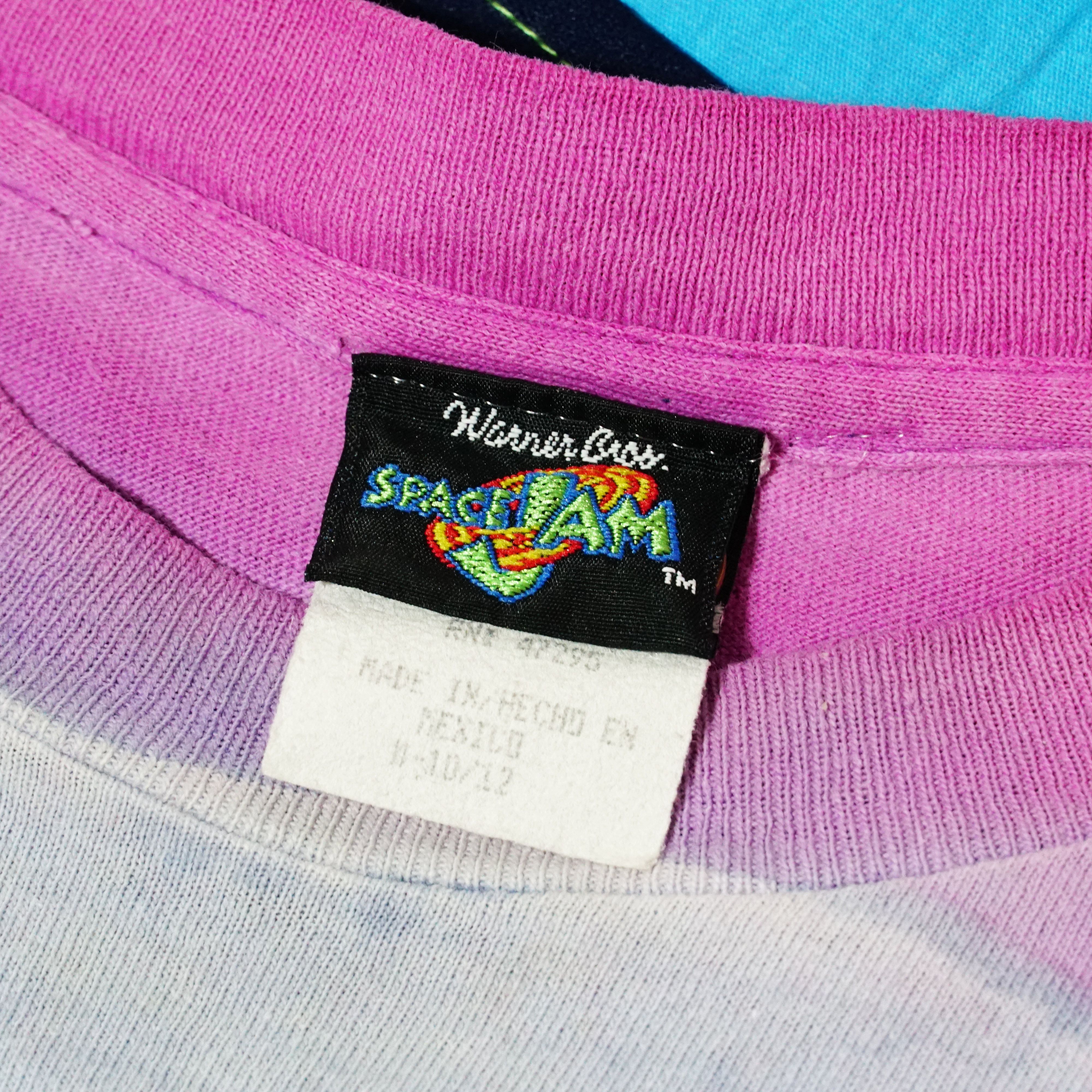 Cartoon Network VTG Space Jam Looney Tunes Jordan Tie Dye 90s Tee shirt Size US XS / EU 42 / 0 - 3 Thumbnail