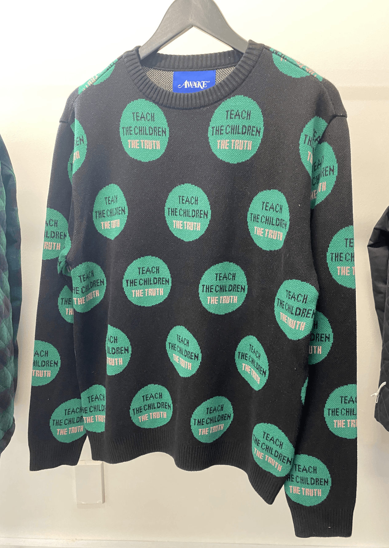 Awake Truth Pullover Sweater Black | Grailed