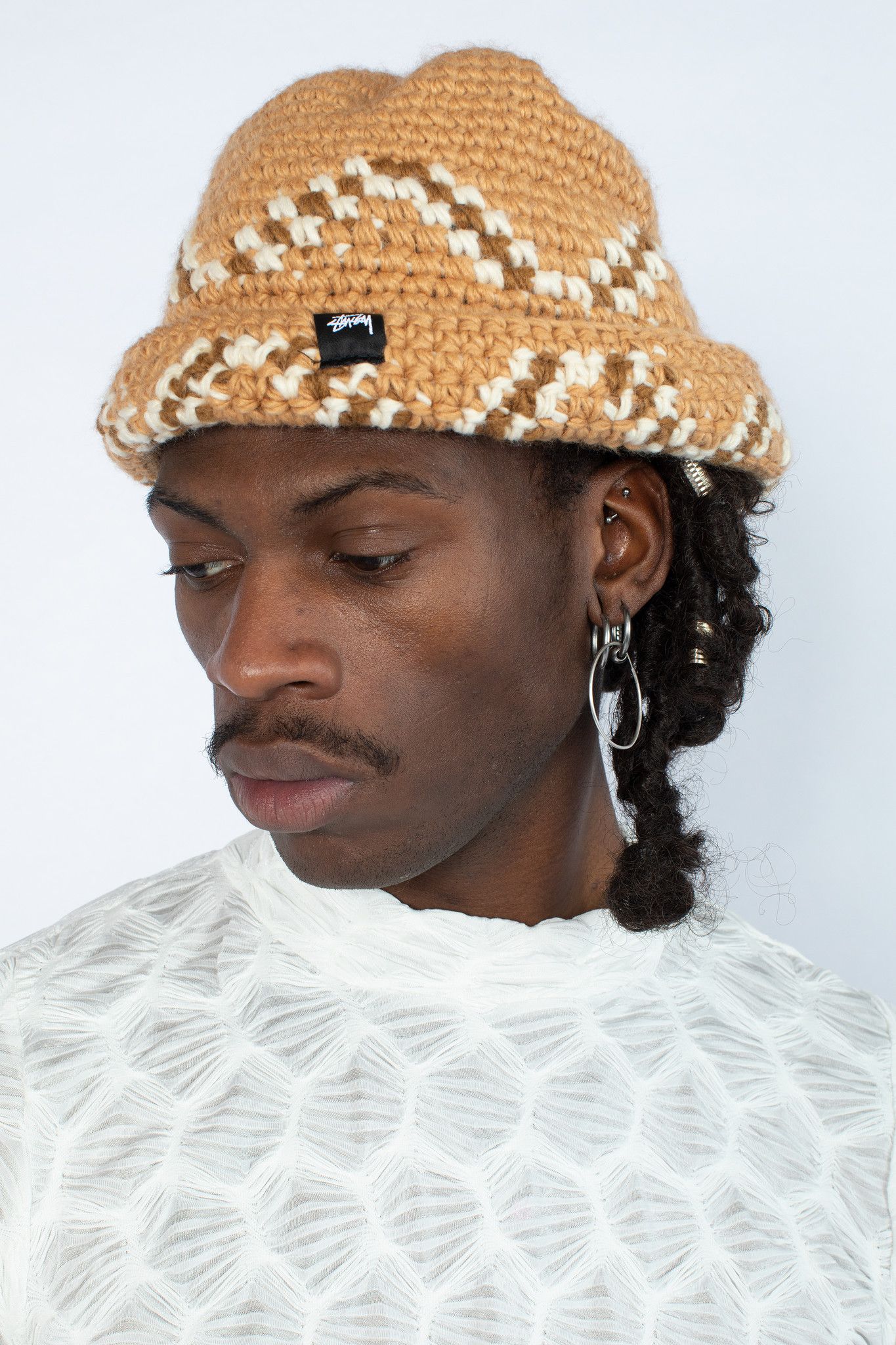 Stussy Giza Knit Bucket Hat | Grailed