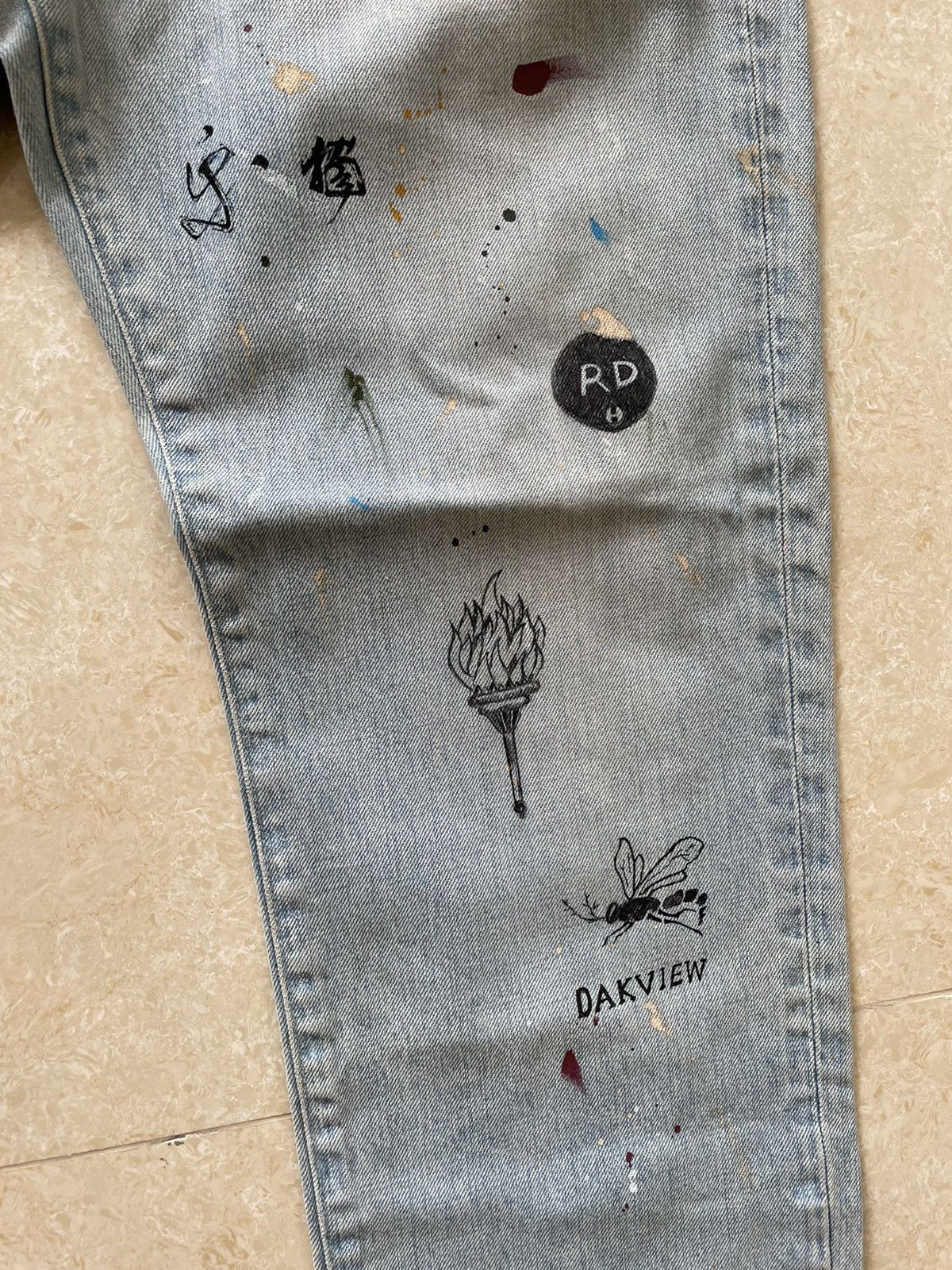 J.Crew Hand print sample 484 denim Size US 32 / EU 48 - 7 Thumbnail