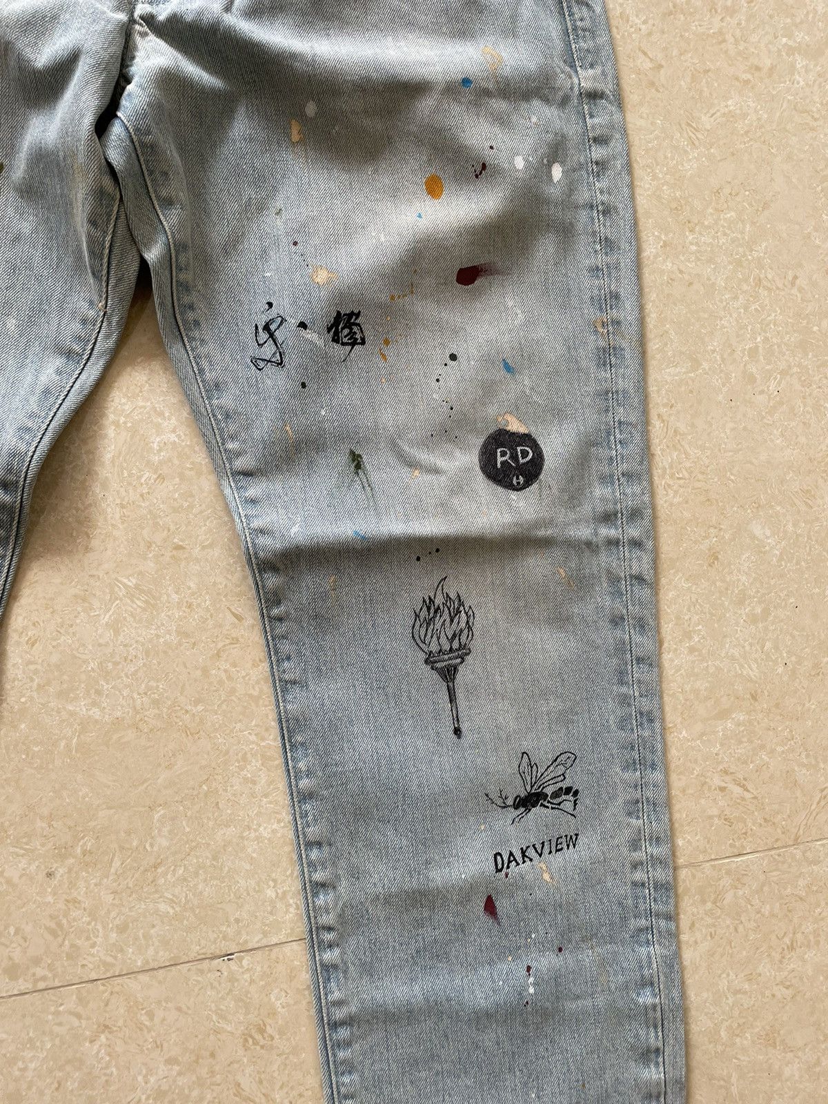 J.Crew Hand print sample 484 denim Size US 32 / EU 48 - 5 Thumbnail