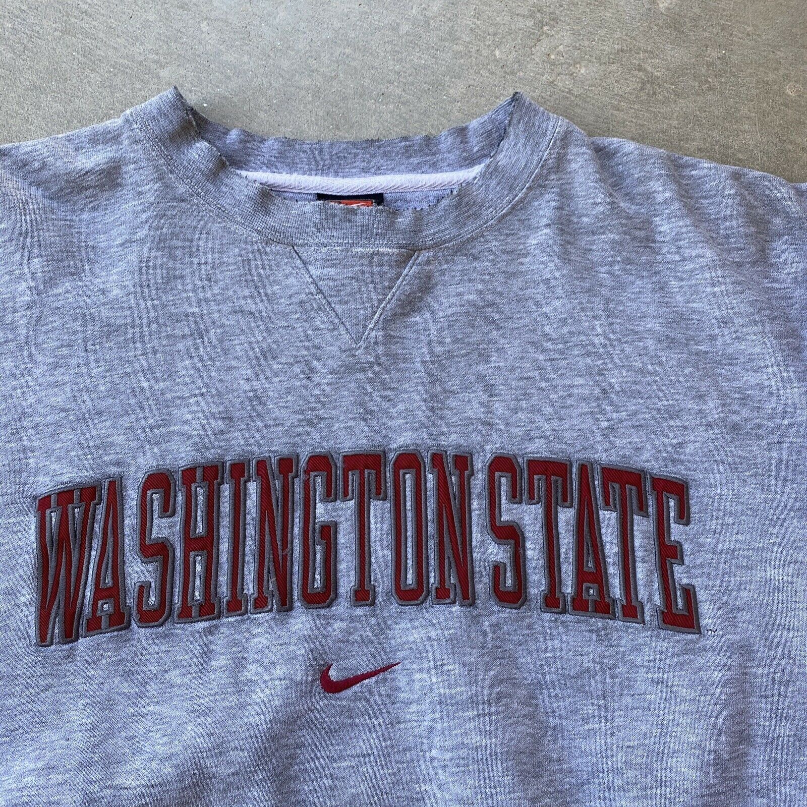 Vintage Nike WSU center sale swoosh