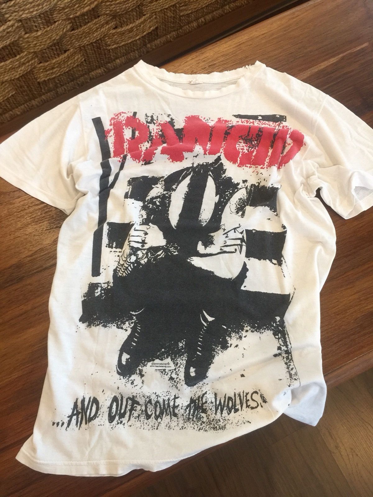 Vintage Rancid tee shirt ( And out come the wolves ) ©️2008 | Grailed