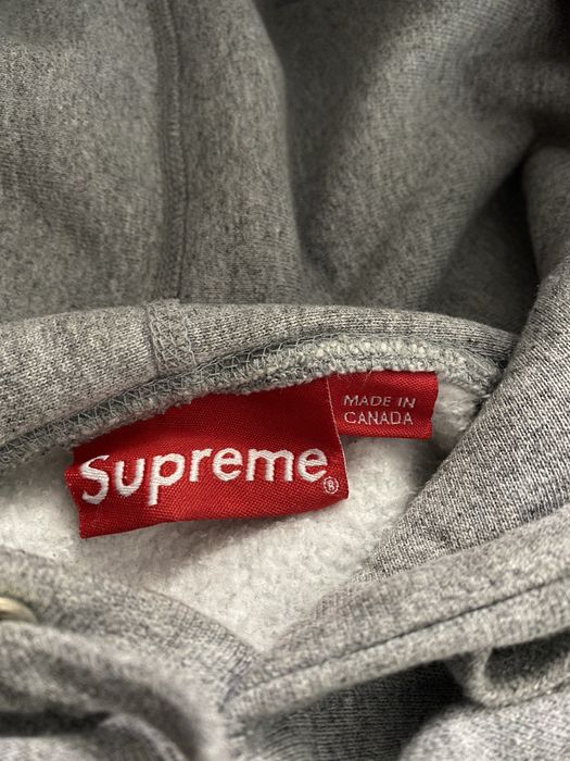 Supreme Box Logo Hooded Sweatshirt (FW17) Heather Grey