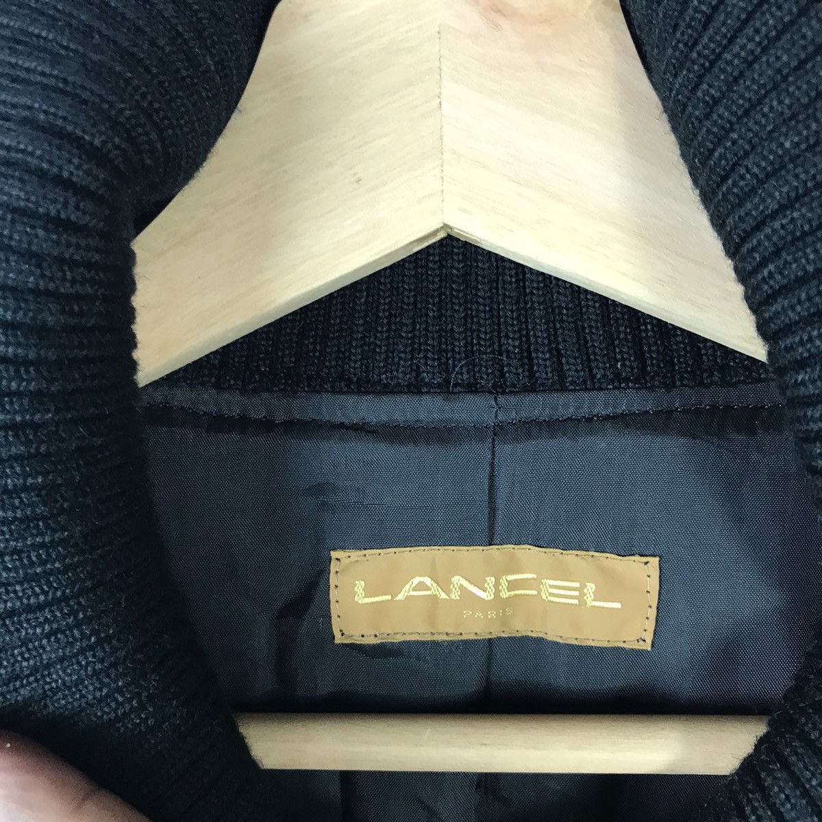 Japanese Brand Vintage Lancel Wool Jacket Inspired Issey Miyake Size US M / EU 48-50 / 2 - 2 Thumbnail