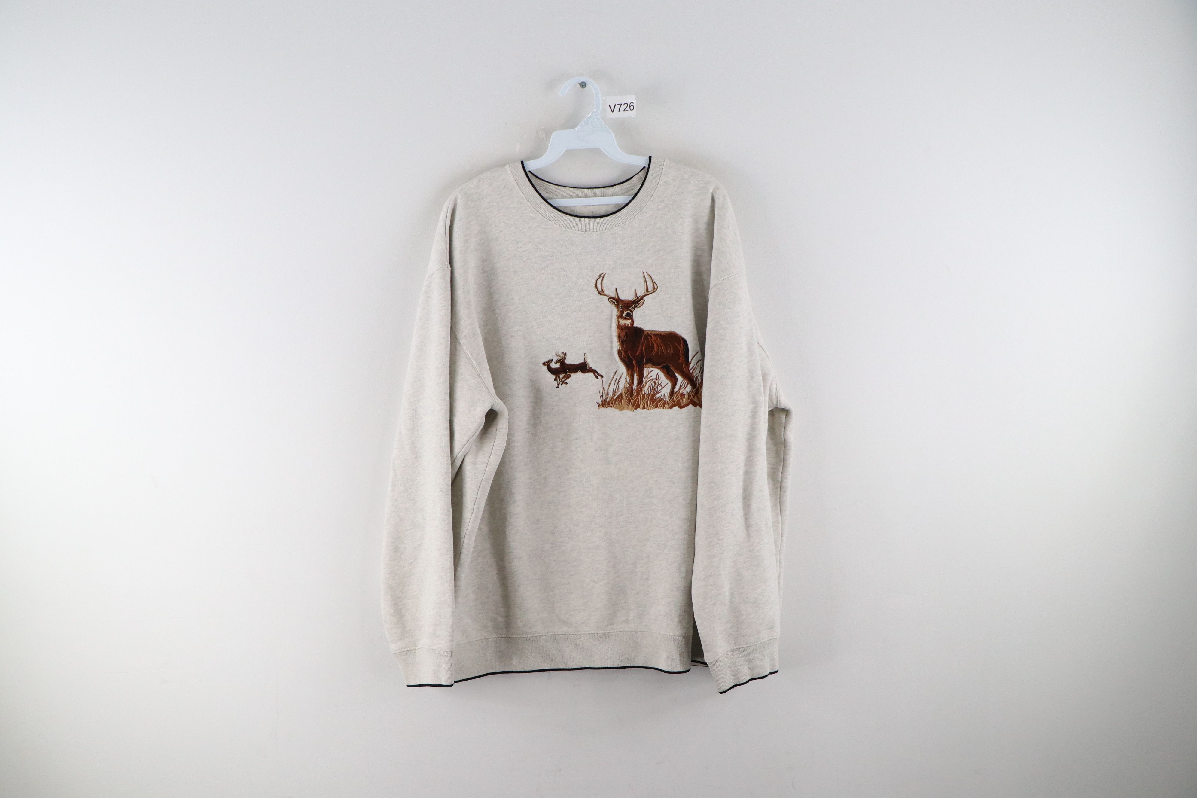Other Vintage 90s Streetwear Deer Buck Crewneck Sweatshirt Size US XL / EU 56 / 4 - 1 Thumbnail