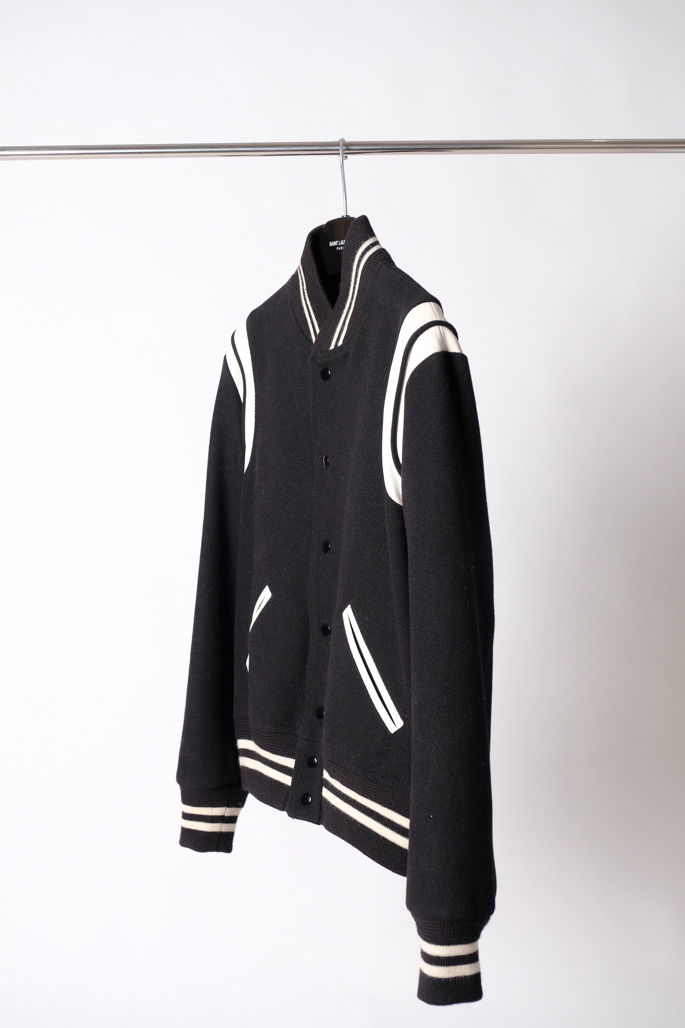 Hedi Slimane × Saint Laurent Paris FW13 Saint Laurent Paris Black Wool Teddy Jacket Slimane 48 Size US M / EU 48-50 / 2 - 2 Thumbnail