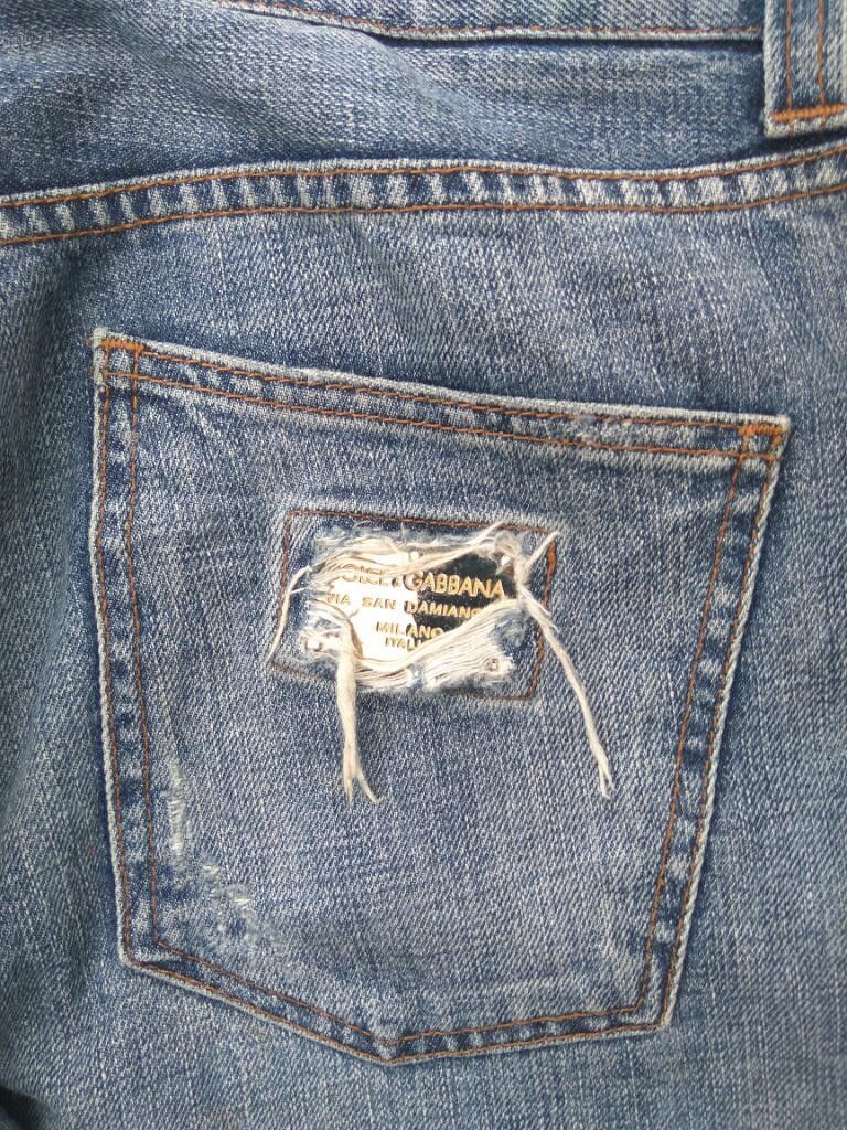 Dolce & Gabbana Dolce & Gabbana jeans distressed Size US 35 - 10 Thumbnail