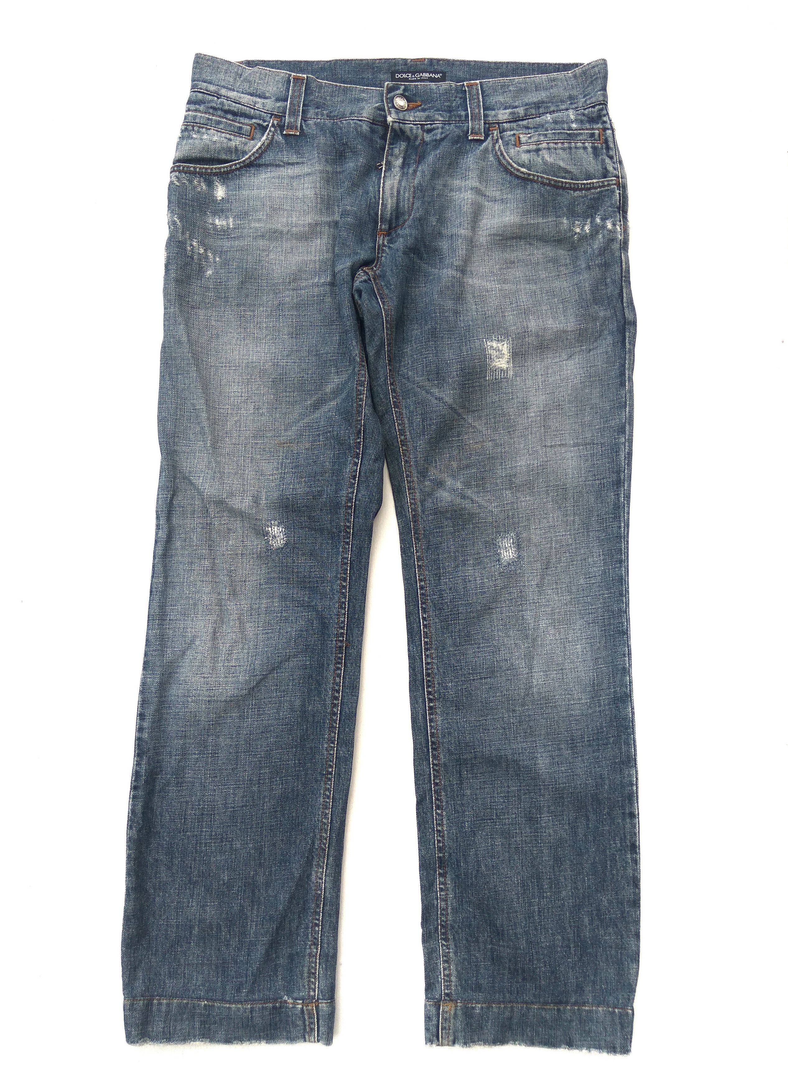 Dolce & Gabbana Dolce & Gabbana jeans distressed Size US 35 - 1 Thumbnail