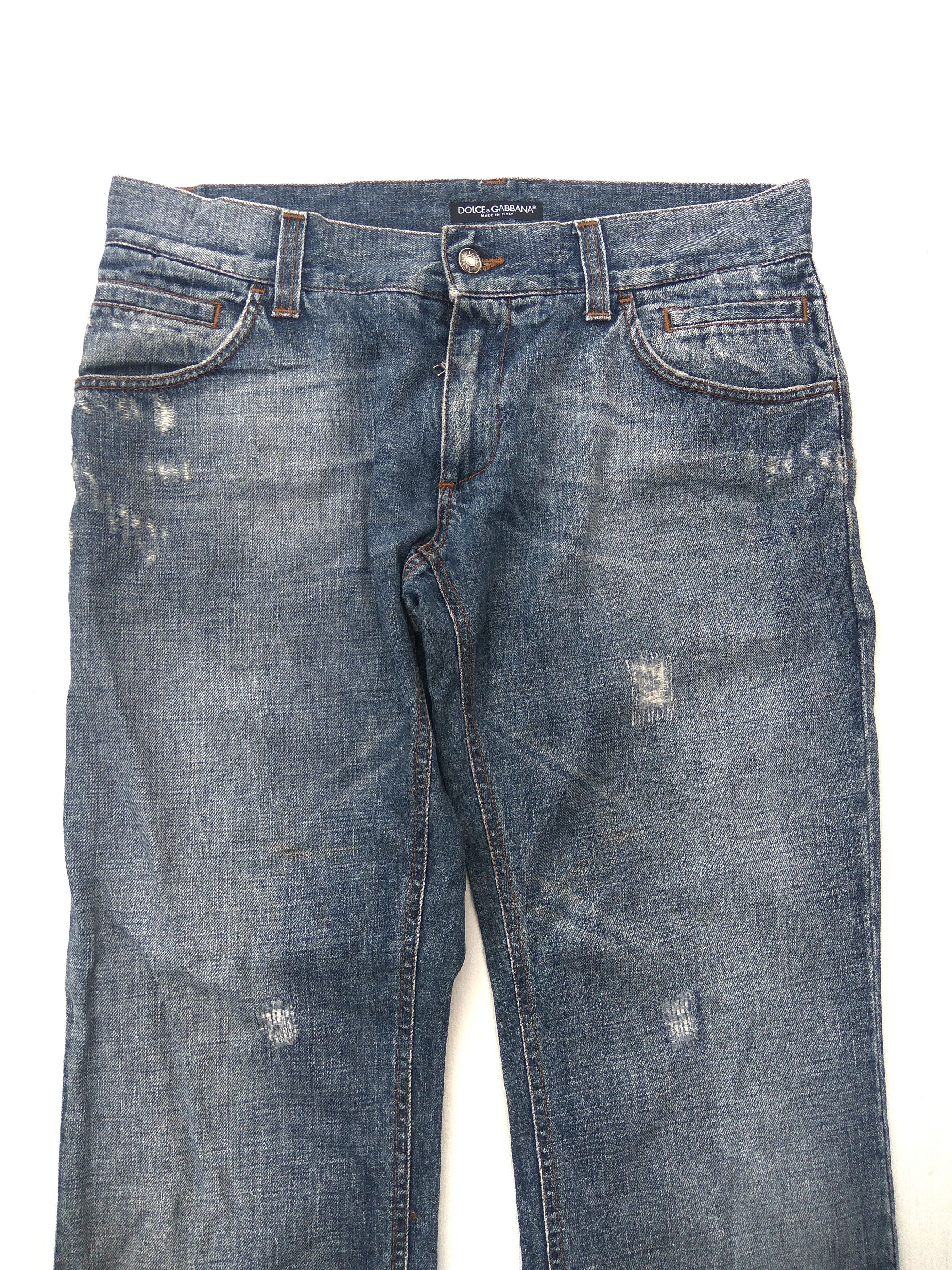 Dolce & Gabbana Dolce & Gabbana jeans distressed Size US 35 - 2 Thumbnail