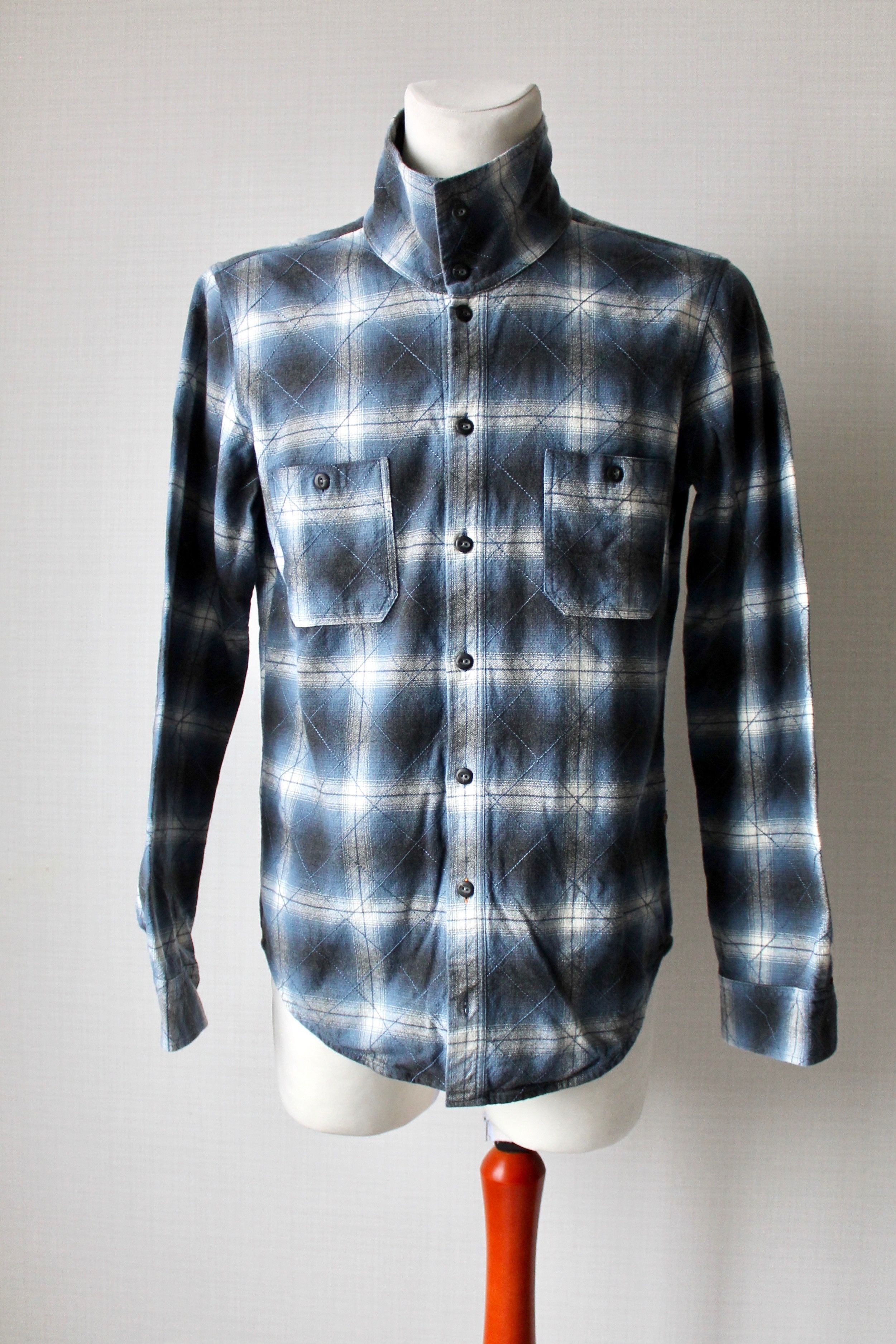Hugo Boss HUGO BOSS Orange Overshirt 2 Layer Plaid patch Size US M / EU 48-50 / 2 - 10 Thumbnail